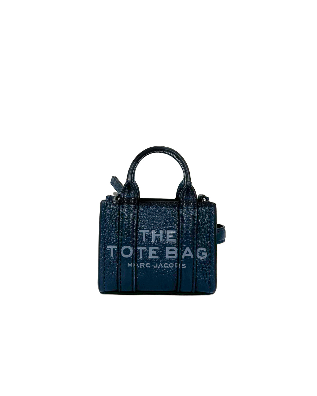 MARC JACOBS - THE MINI TOTE BAG THE LEATHER BLUE SEA 426