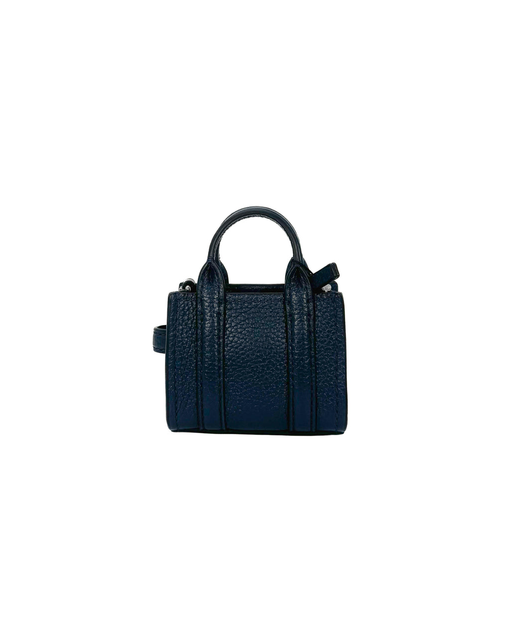MARC JACOBS - THE MINI TOTE BAG THE LEATHER BLUE SEA 426