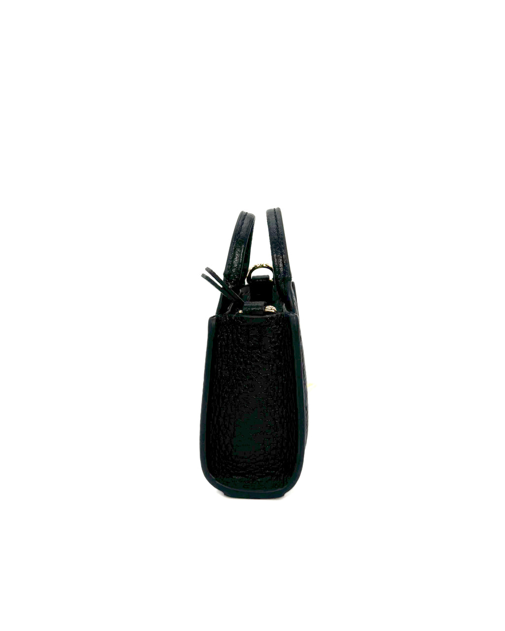 MARC JACOBS - THE MINI TOTE BAG THE LEATHER BLACK 001