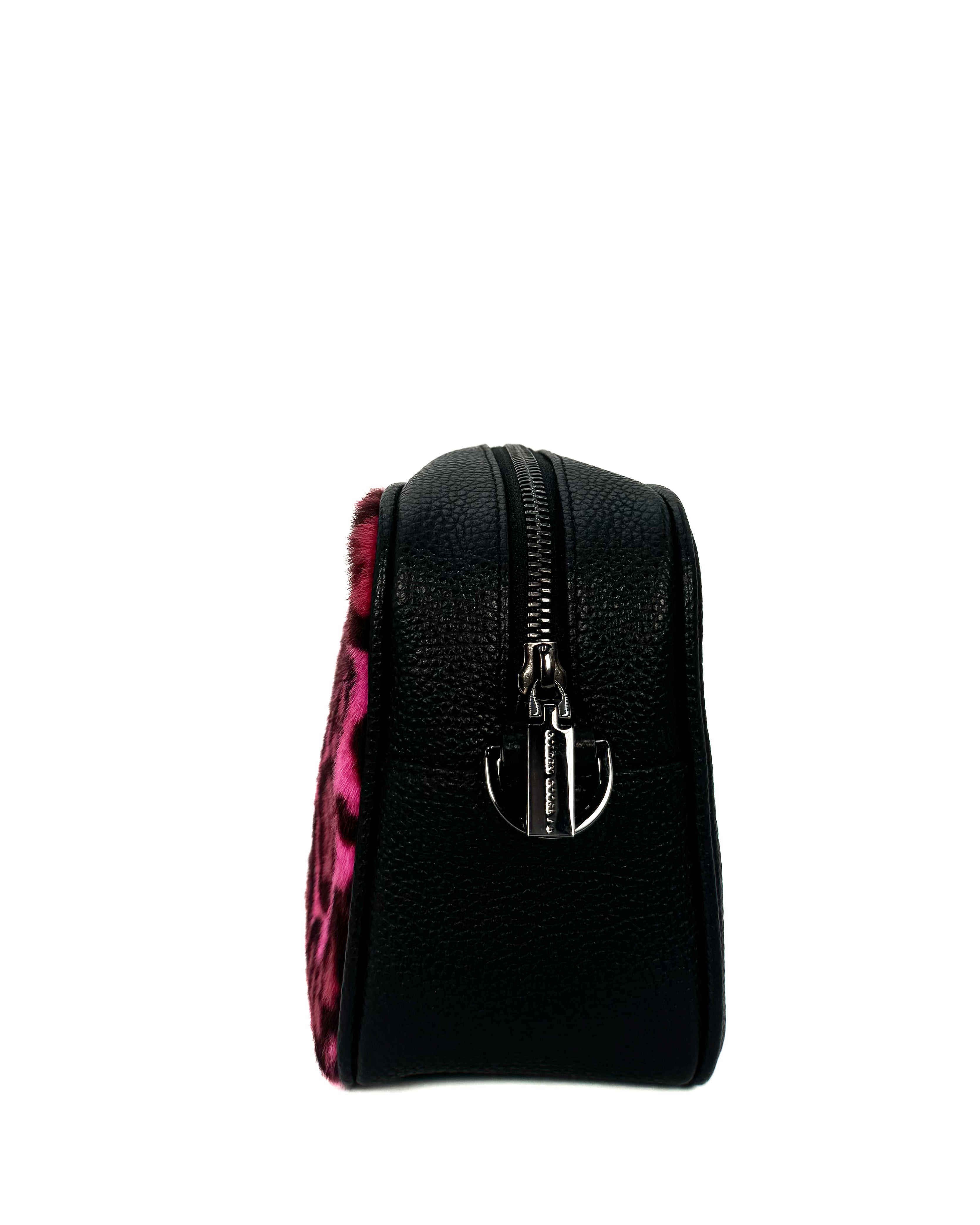 GOLDEN GOOSE - STAR BAG  ANIMAL PRINT PINK