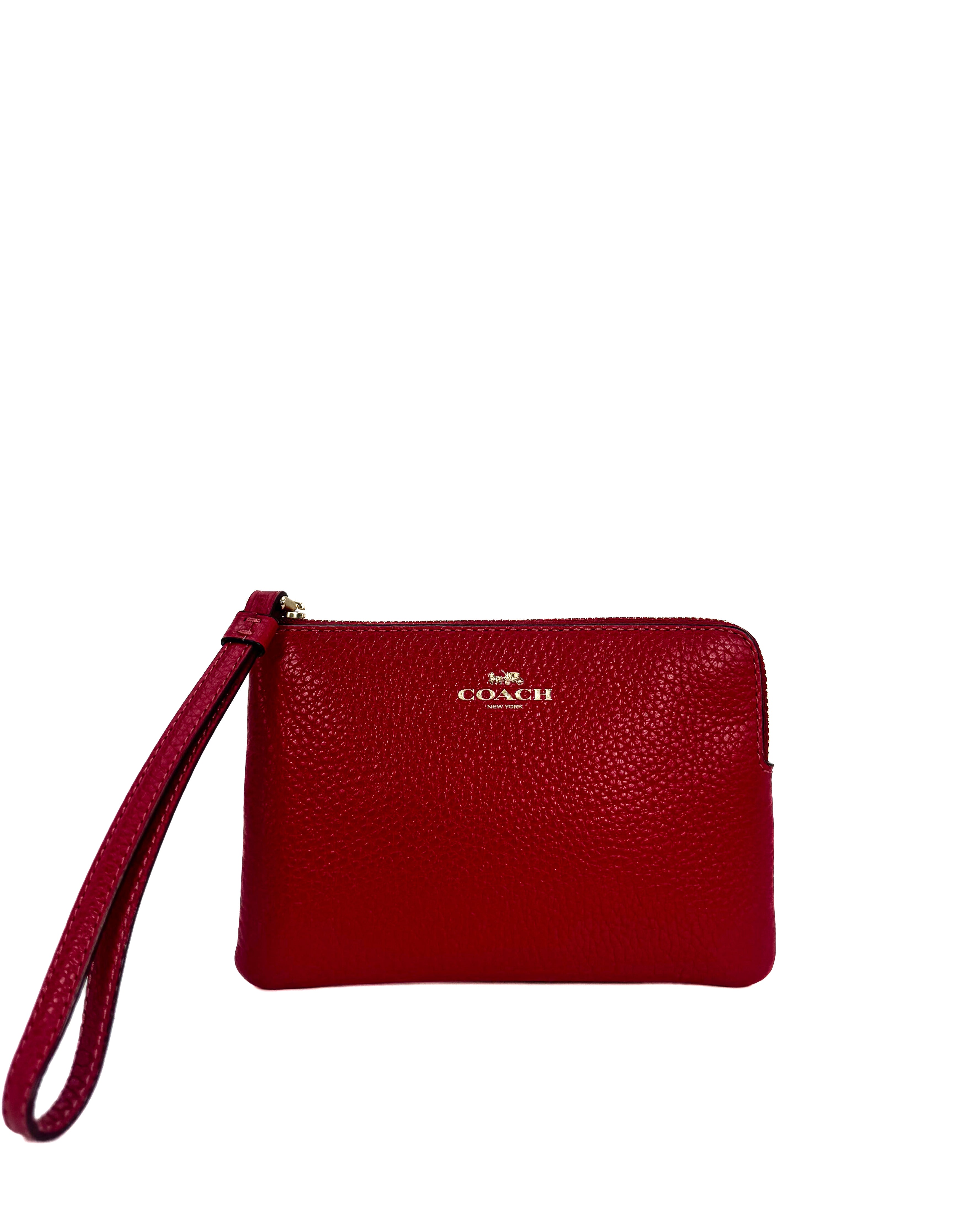 COACH - CBLK DBLE CRN ZP IM/CHERRY