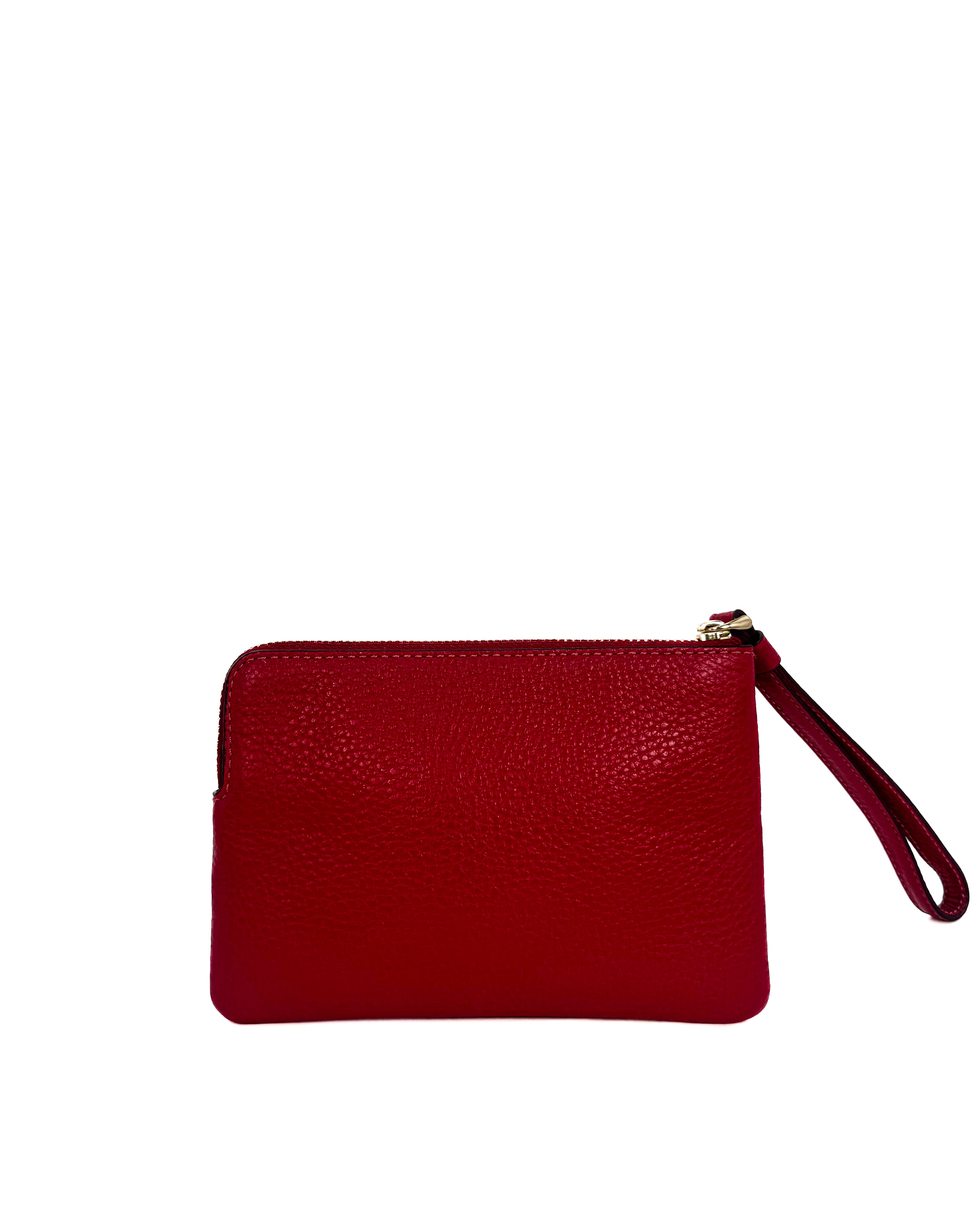 COACH - CBLK DBLE CRN ZP IM/CHERRY