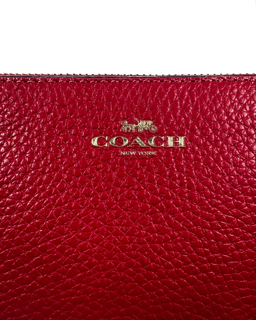 COACH - CBLK DBLE CRN ZP IM/CHERRY