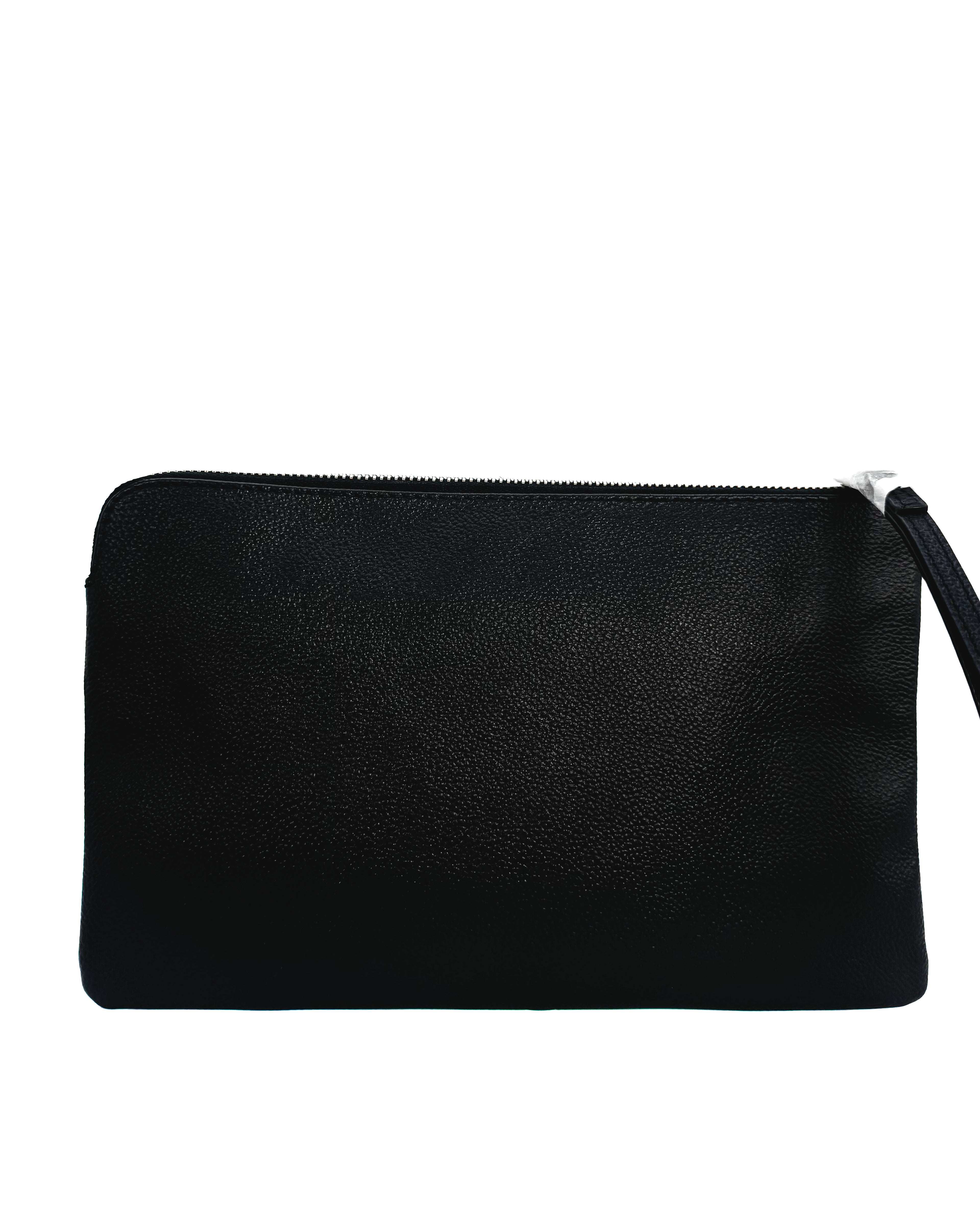 ZADIG & VOLTAIRE - UMA WINGS GRAINED LEATHER BLACK