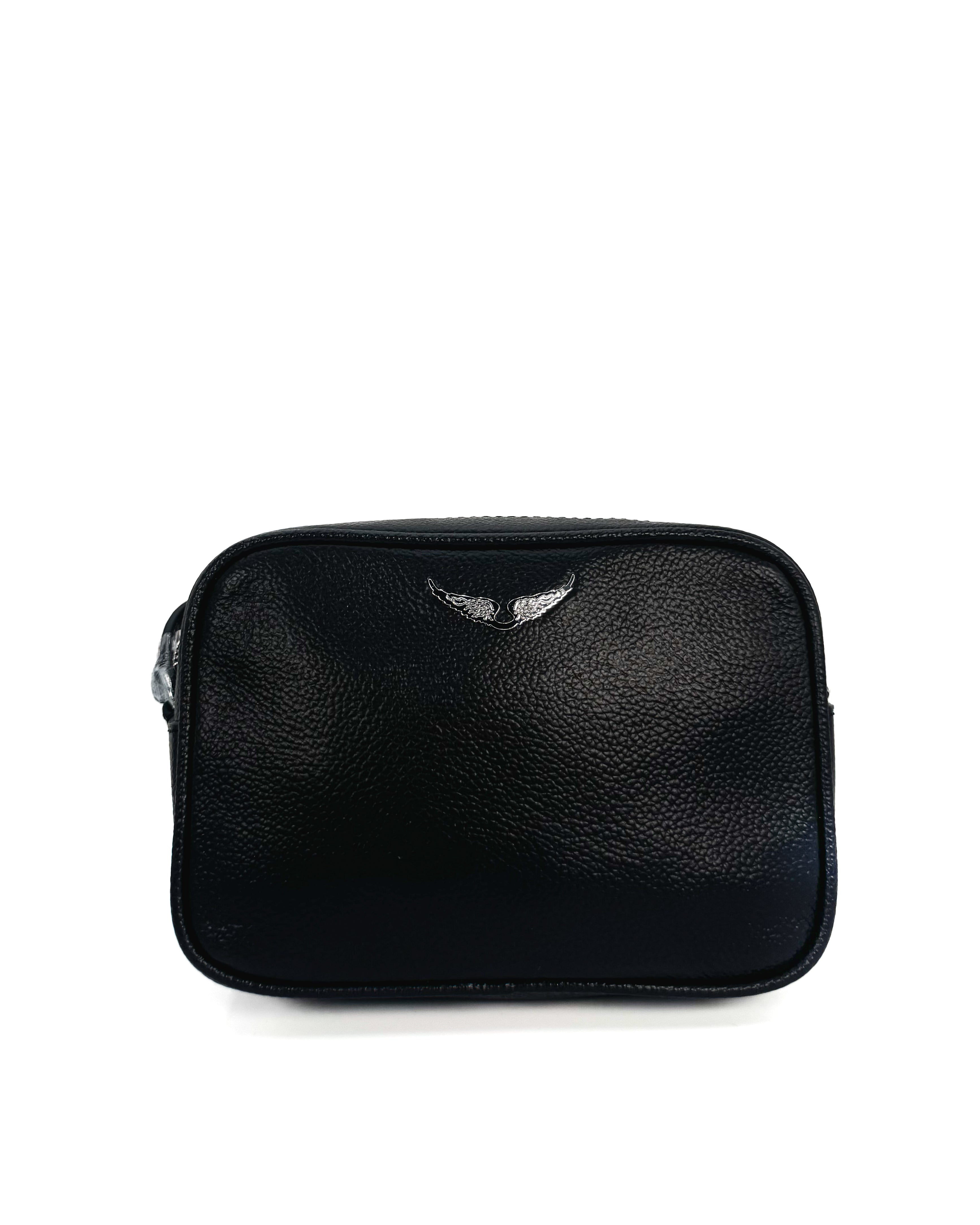ZADIG & VOLTAIRE - XS BOXY WINGS GRAINED BLACK