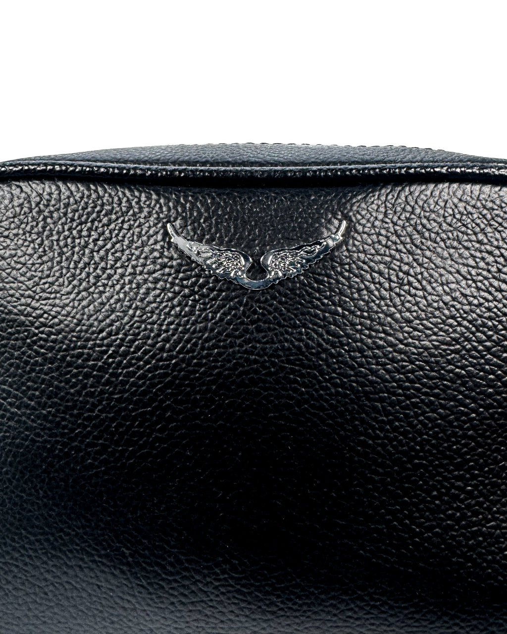 ZADIG & VOLTAIRE - XS BOXY WINGS GRAINED BLACK