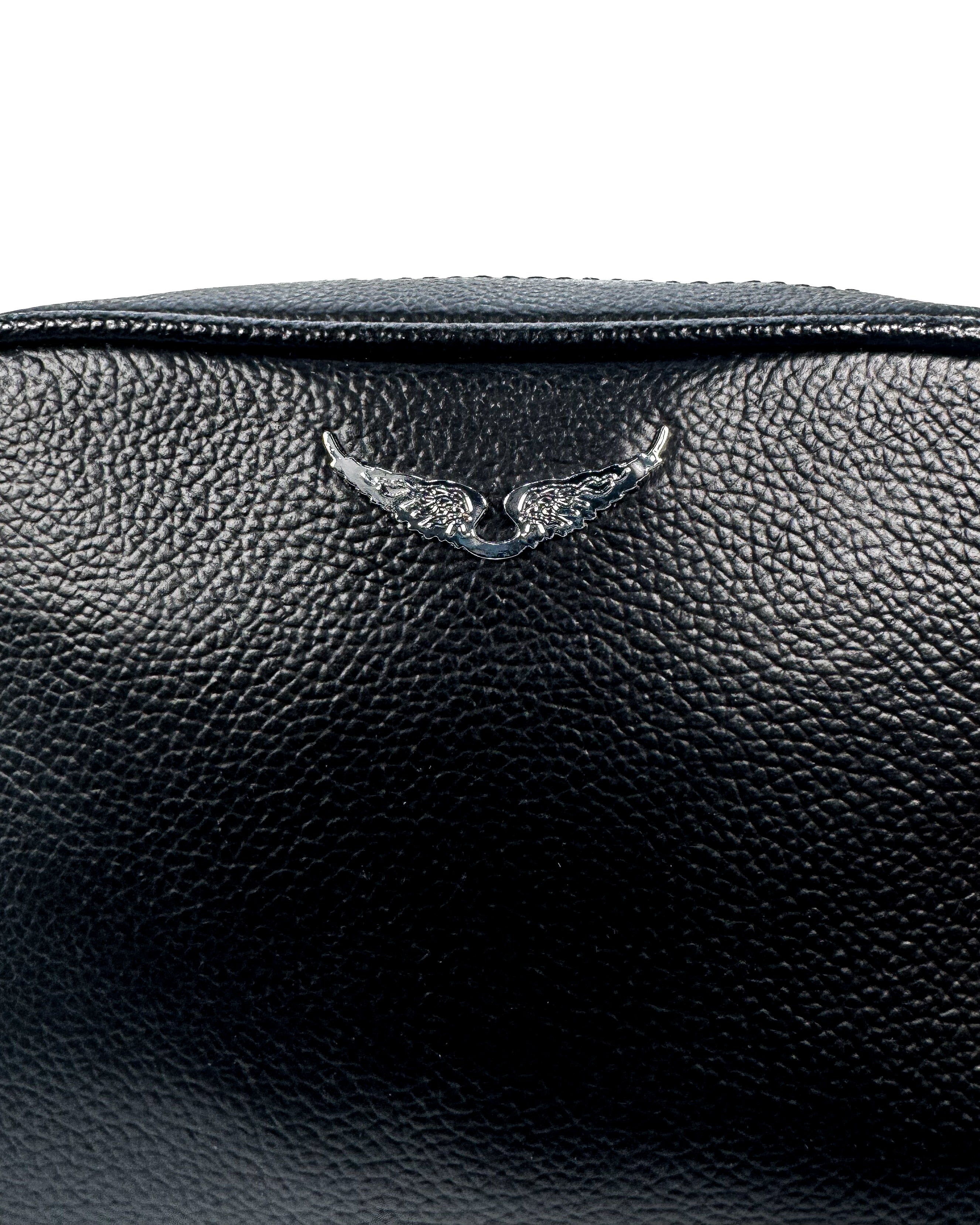 ZADIG & VOLTAIRE - XS BOXY WINGS GRAINED BLACK