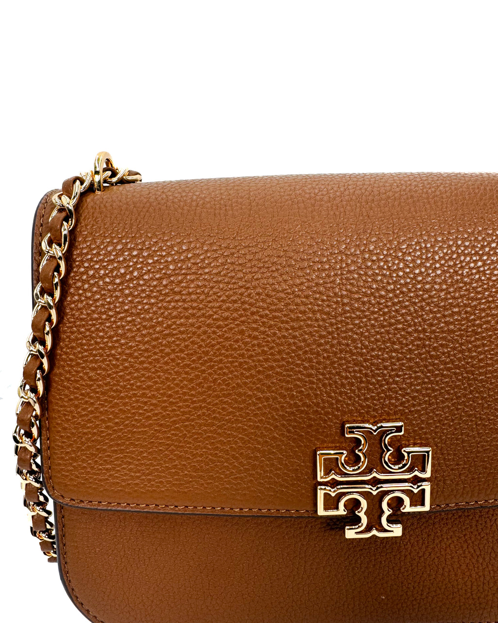 TORY BURCH - BRITTEN MEDIUM MOOSE BROWN