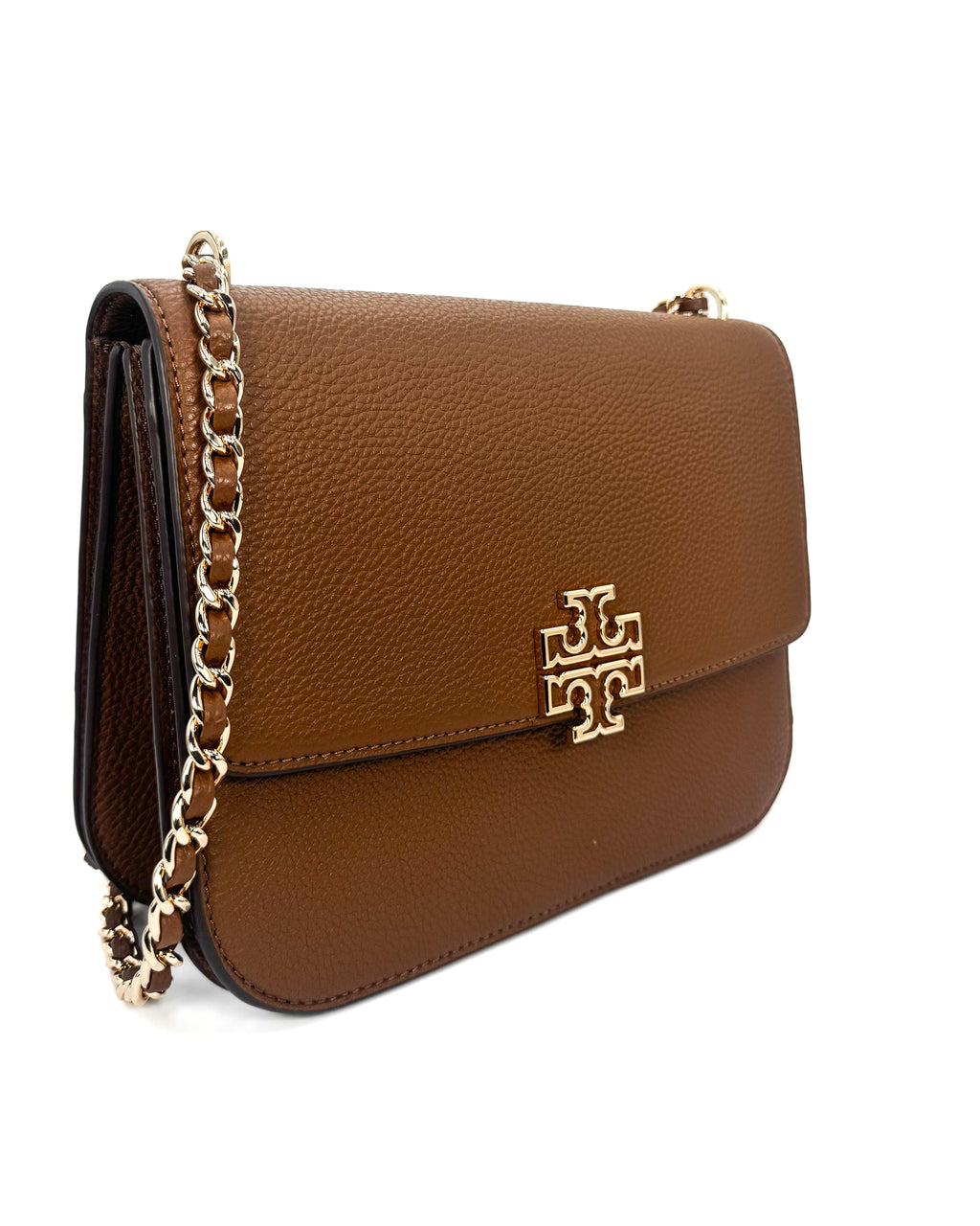 TORY BURCH - BRITTEN MEDIUM MOOSE BROWN