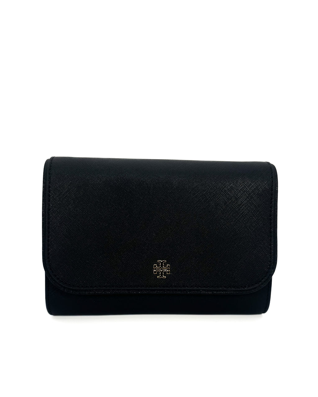 TORY BURCH - EMERSON CHAIN WALLET	BLACK /001