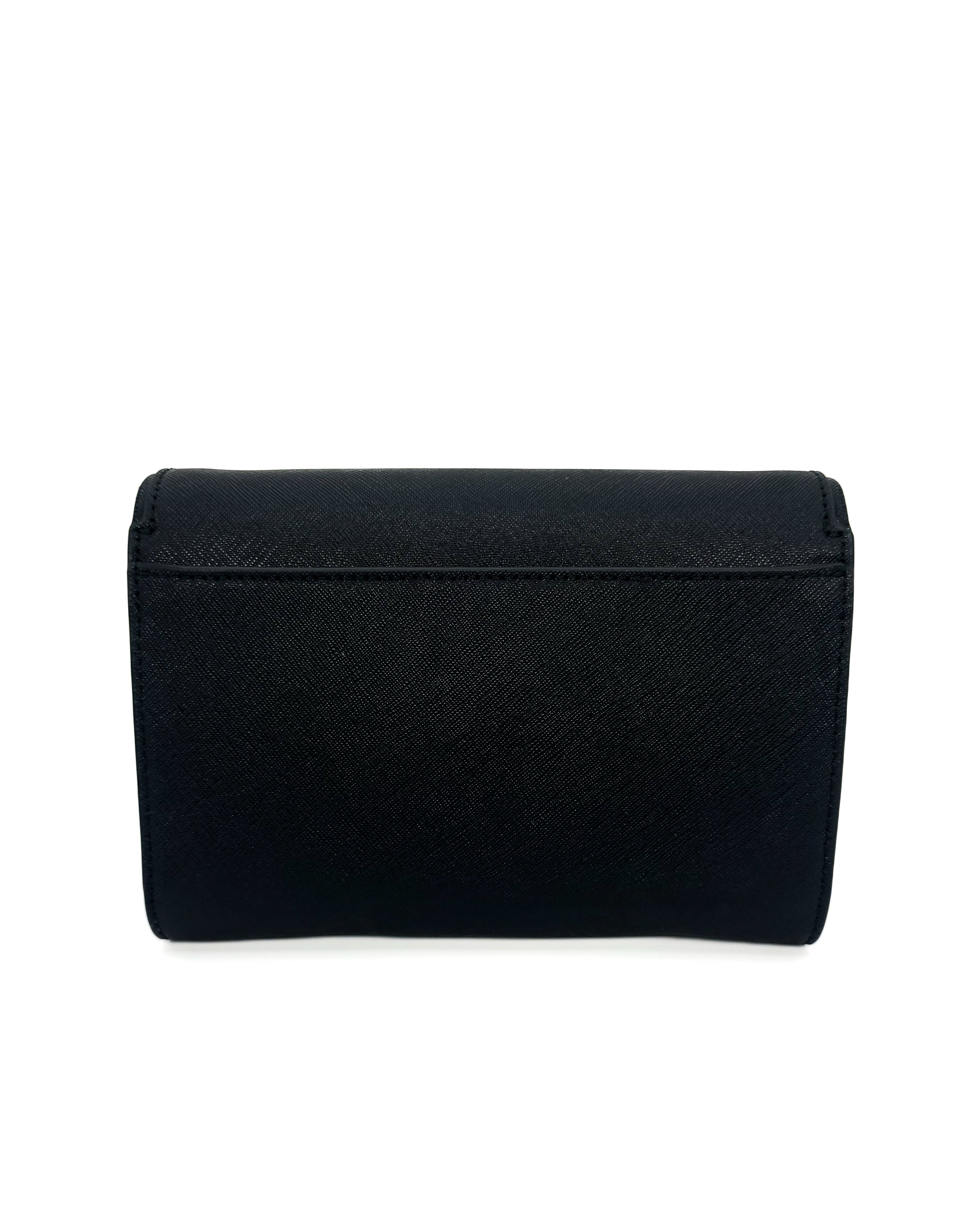 TORY BURCH - EMERSON CHAIN WALLET	BLACK /001