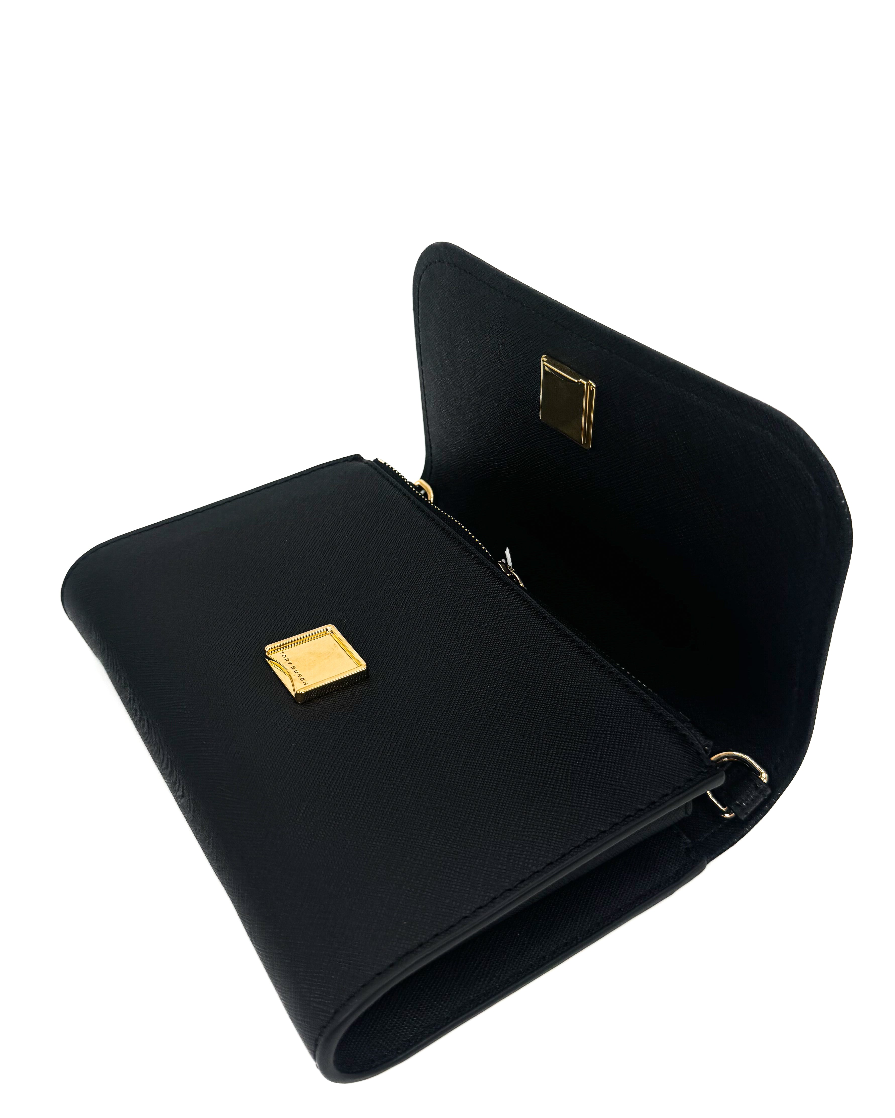 TORY BURCH - EMERSON CHAIN WALLET	BLACK /001