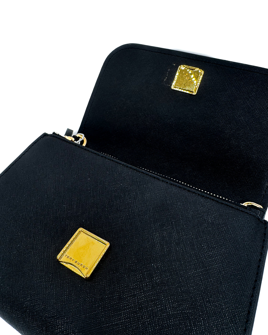 TORY BURCH - EMERSON CHAIN WALLET	BLACK /001