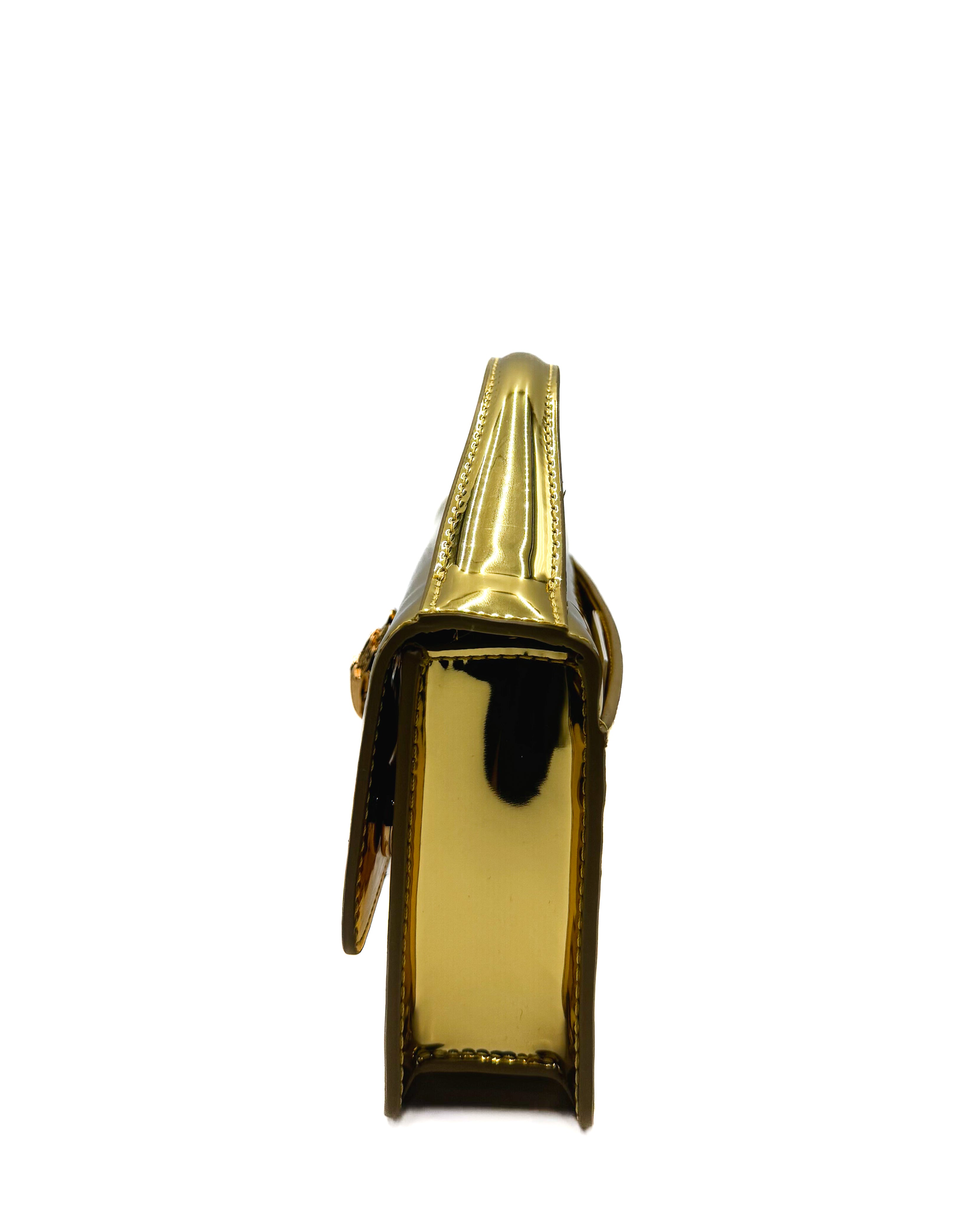 KURT GEIGER - SM BOND TOP HANDLE BAG GOLD
