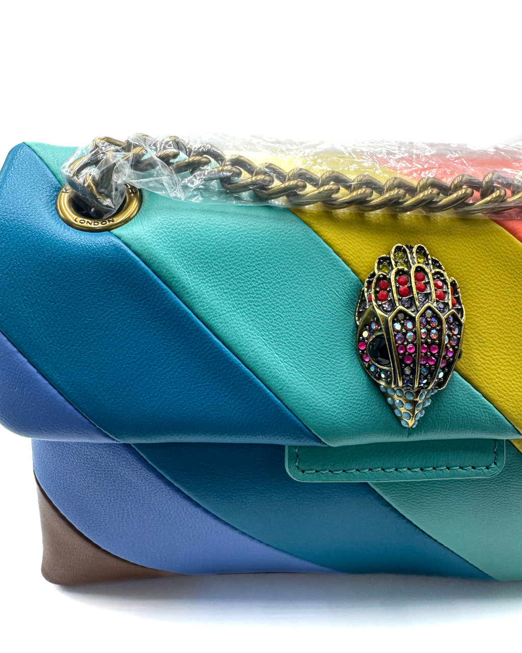 KURT GEIGER - LEATHER MINI KENSINGTON LEATHER MULTI