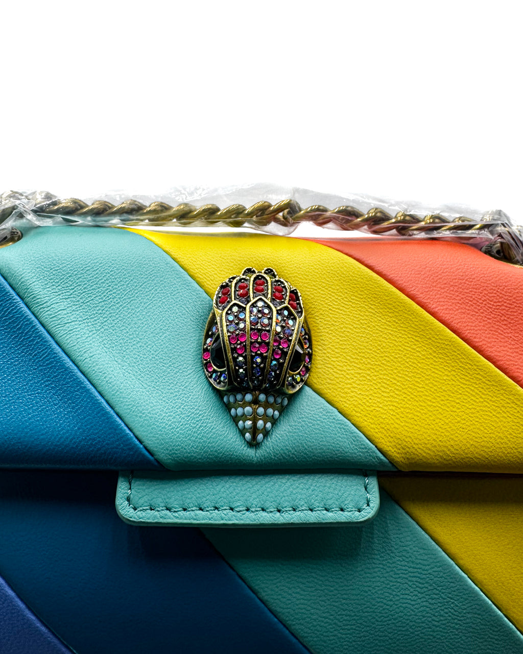 KURT GEIGER - LEATHER MINI KENSINGTON LEATHER MULTI