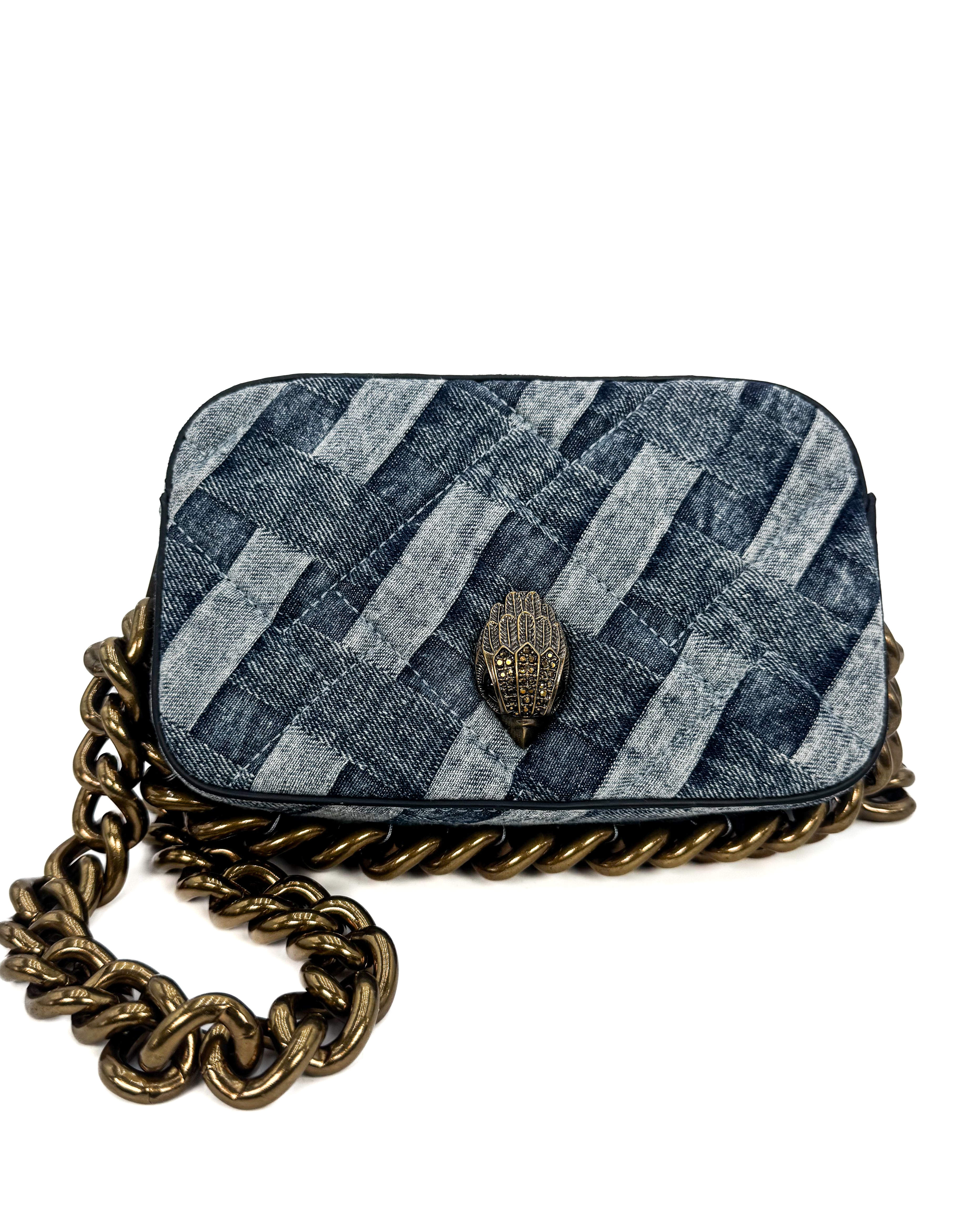 KURT GEIGER - KENSINGTON SM/CAMERA CH DENIM