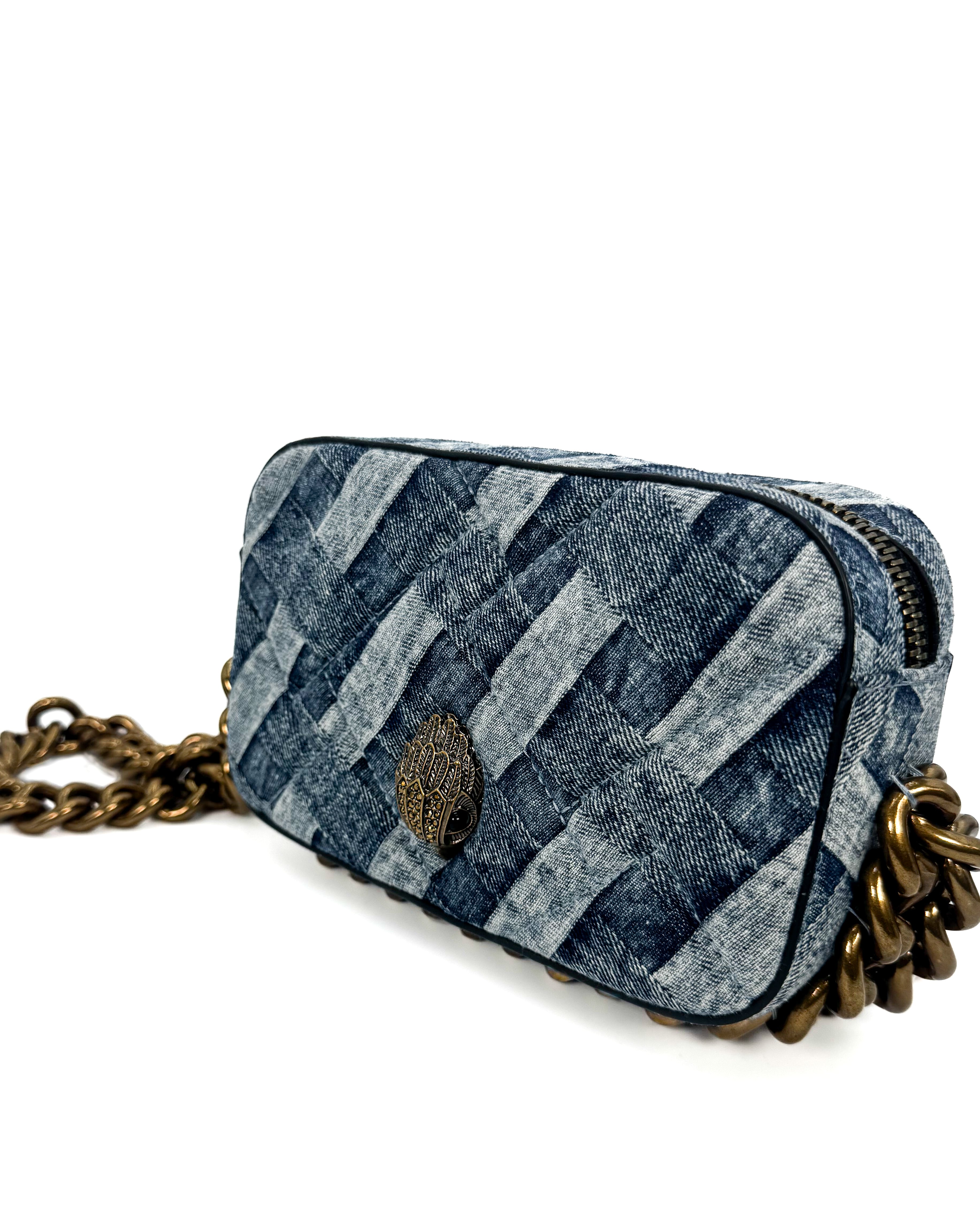 KURT GEIGER - KENSINGTON SM/CAMERA CH DENIM