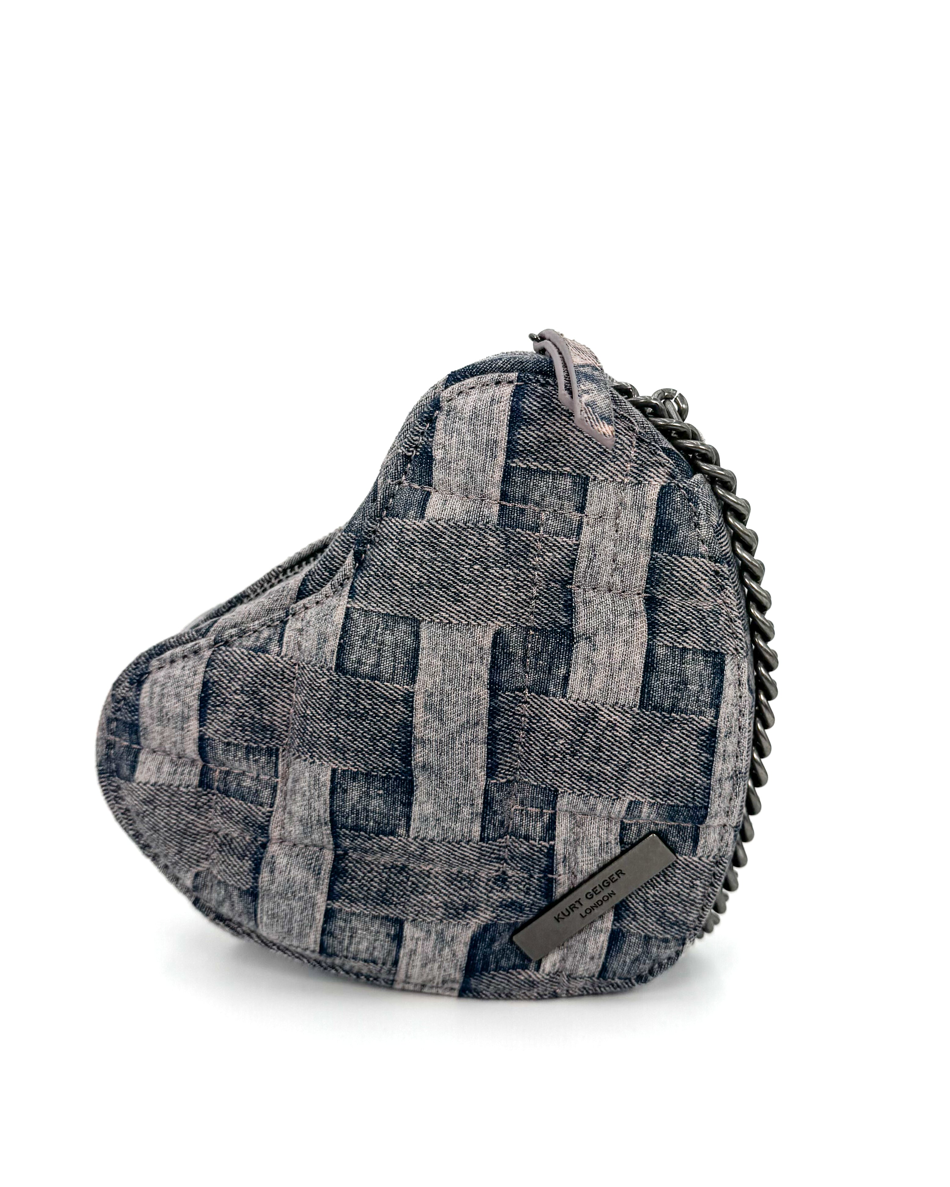 KURT GEIGER - KENSINGTON HEART X BODY DEMIN PINK COMB