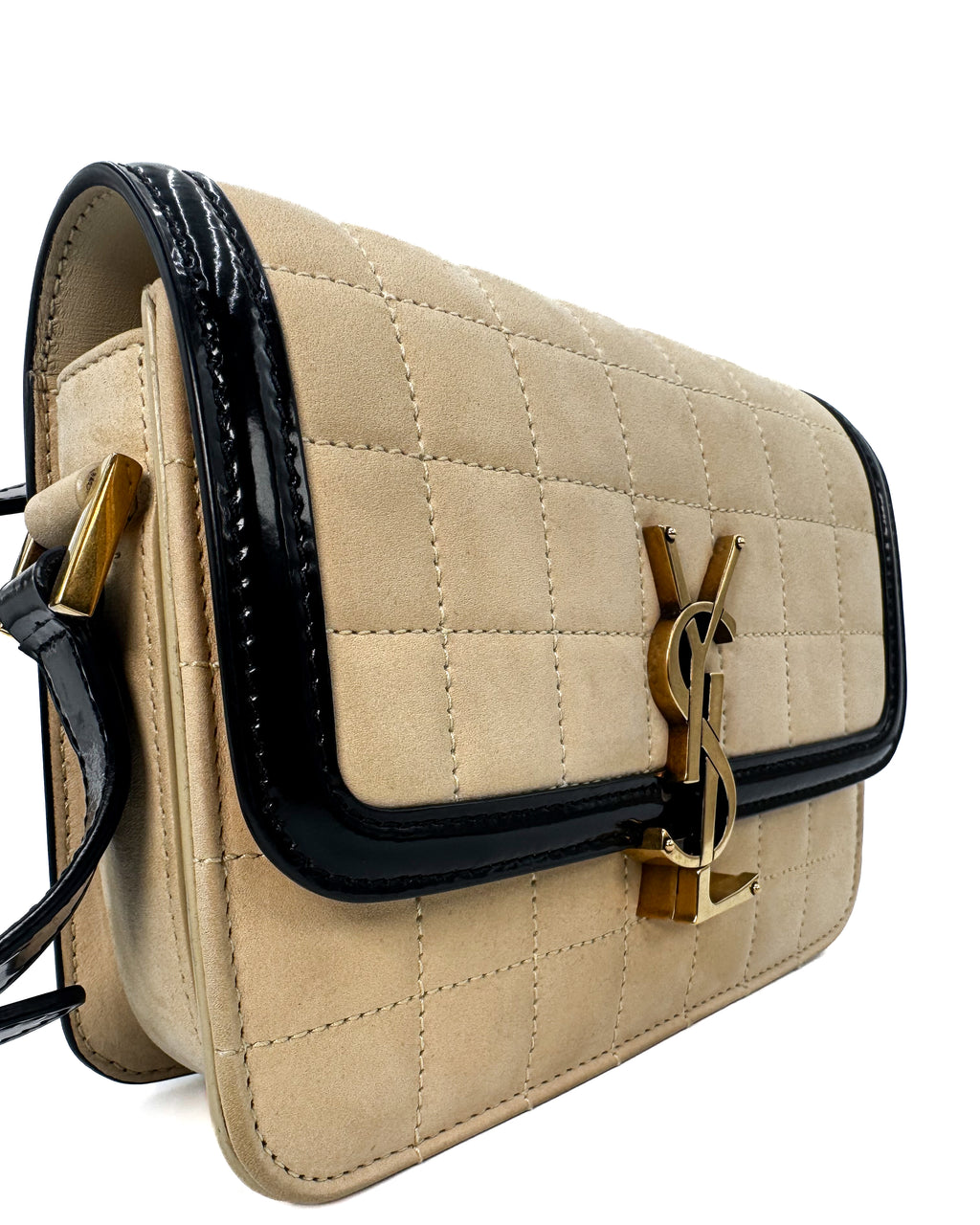 YVES SAINT LAURENT - BAG MNG S SOLF R SMALL BURRO/NERO