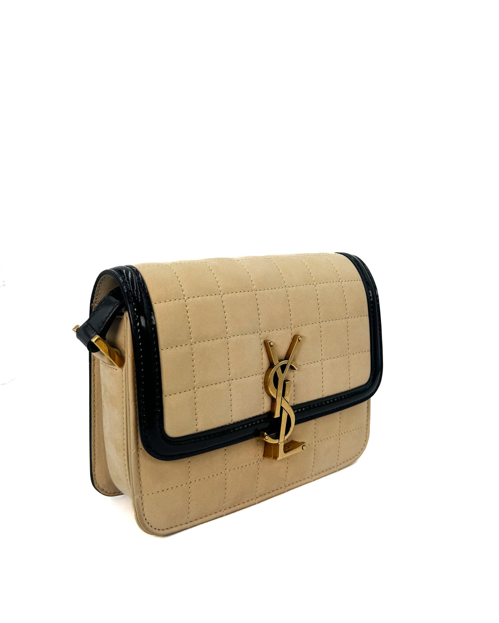 YVES SAINT LAURENT - BAG MNG S SOLF R SMALL BURRO/NERO