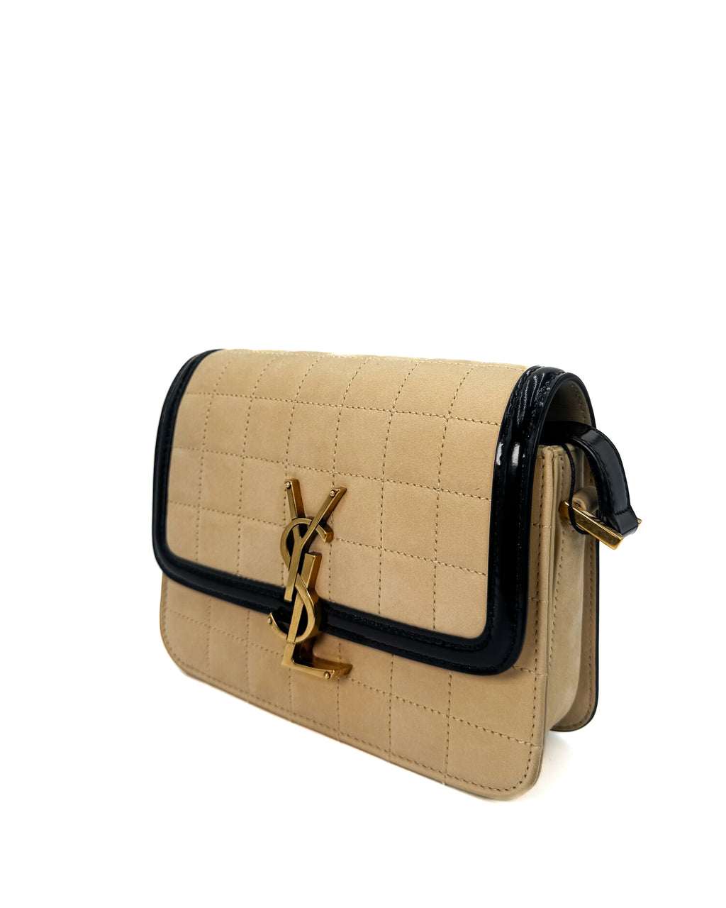 YVES SAINT LAURENT - BAG MNG S SOLF R SMALL BURRO/NERO