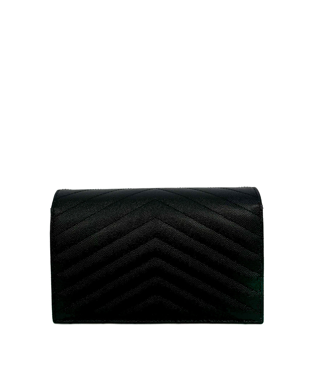 YVES SAINT LAURENT - CASSANDRE LARGE FLAP WALLET BLACK