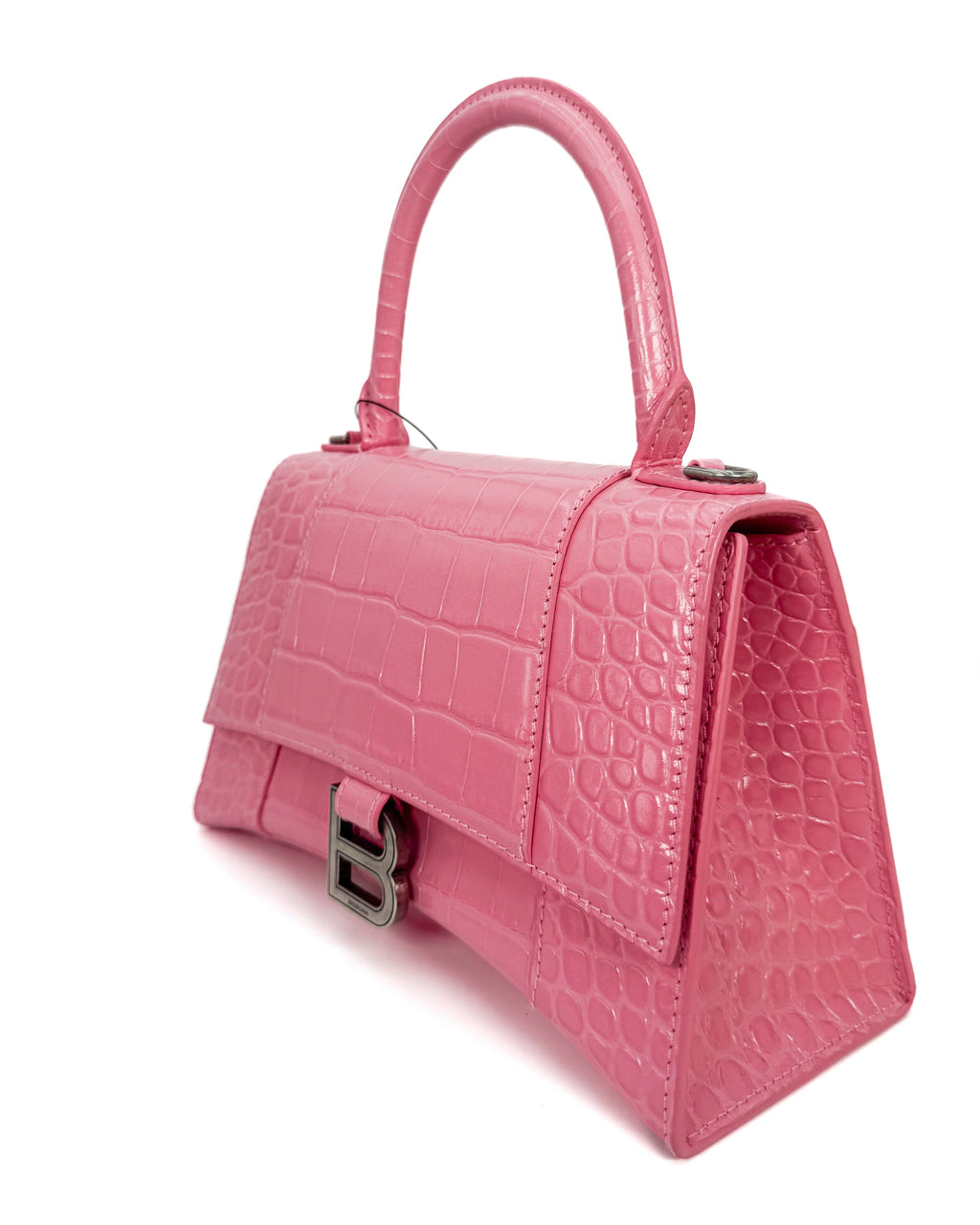 BALENCIAGA - HOURGLASS WALLET ON CHAIN PINK