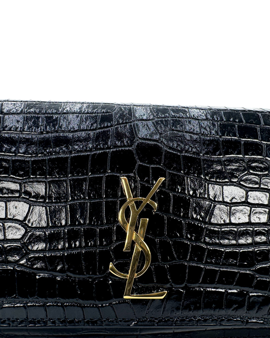 YVES SAINT LAURENT - CASSANDRE WALLET BLACK
