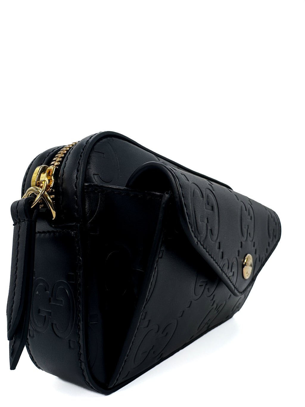 GUCCI - GG SUPER MINI SHOULDER BAD BLACK
