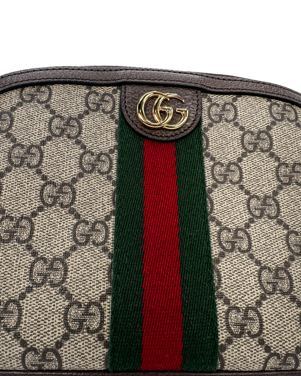 GUCCI - OPHIDIA GG LARGE COSMETIC CASE BEIGE/EBANO