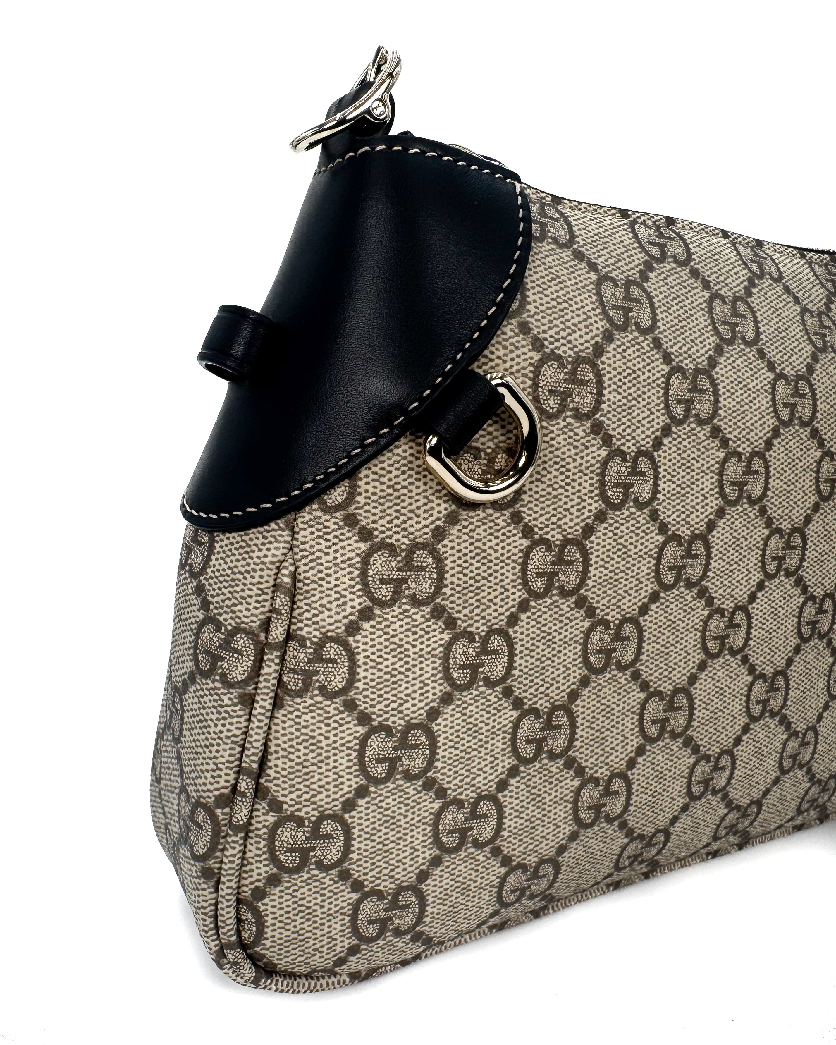 GUCCI - GG EMBLEM BROWN