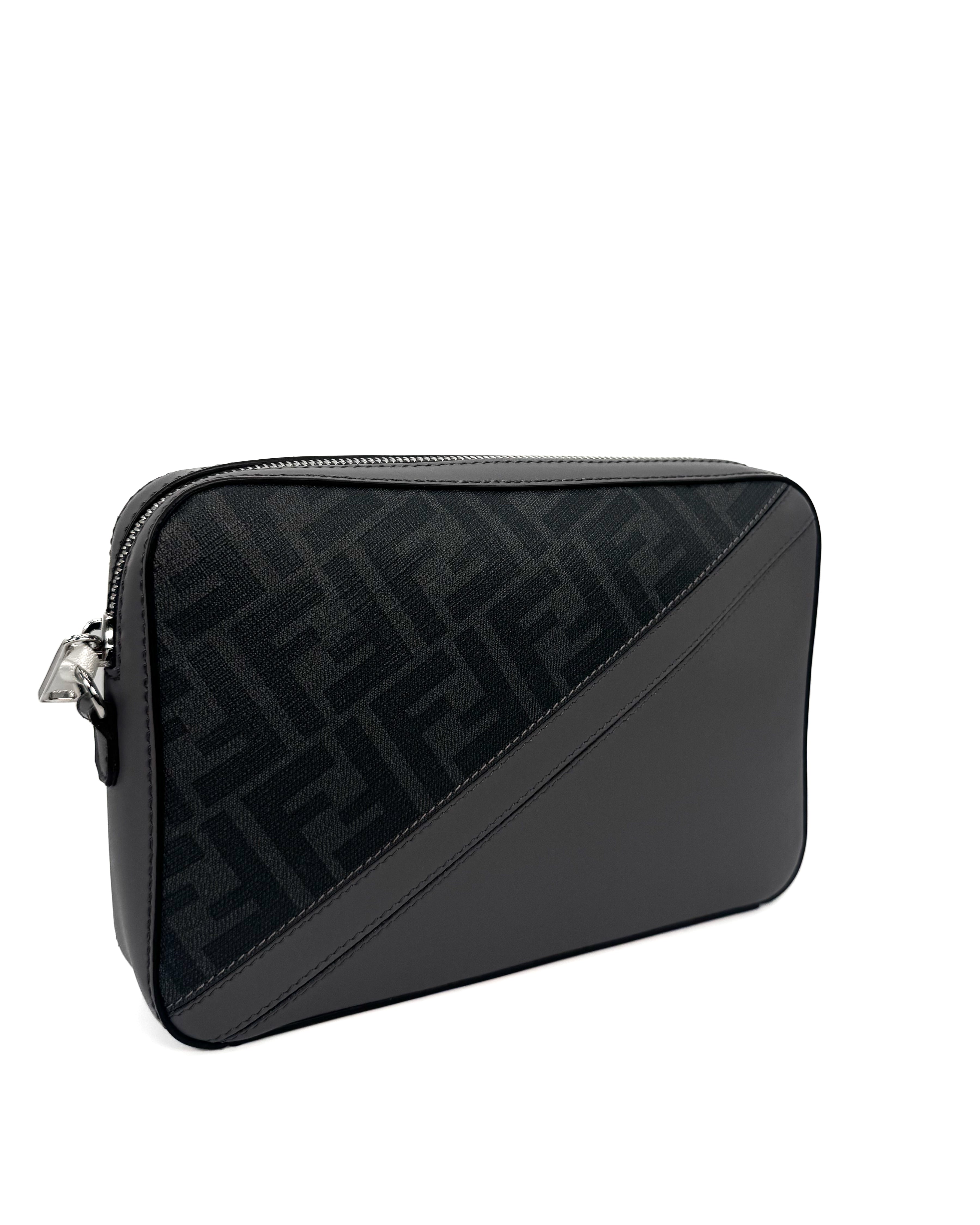 FENDI - DIAGONAL CAMERA CASE GREY
