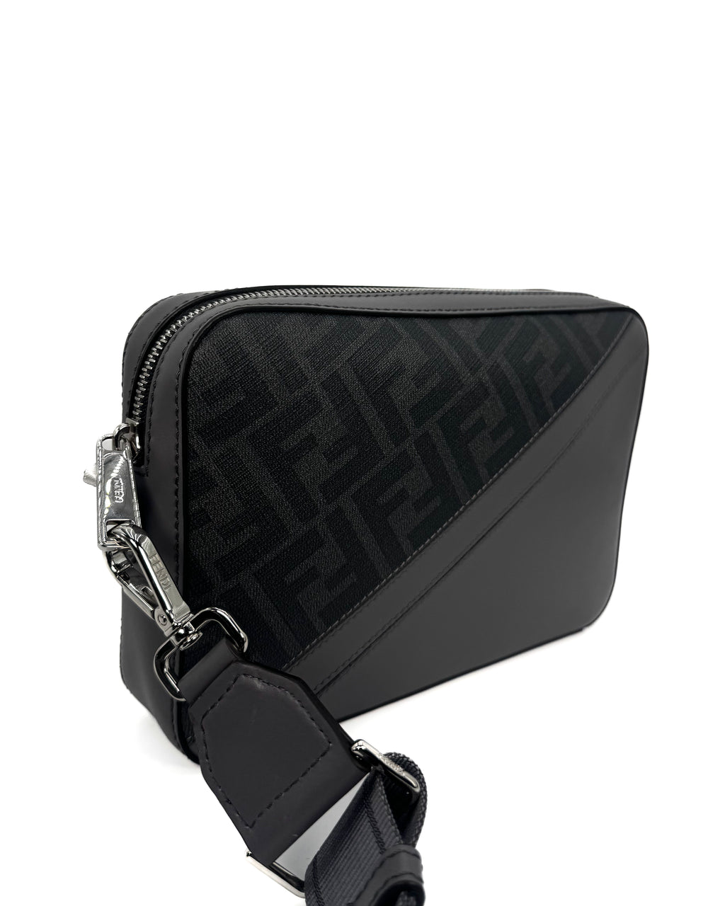 FENDI - DIAGONAL CAMERA CASE GREY