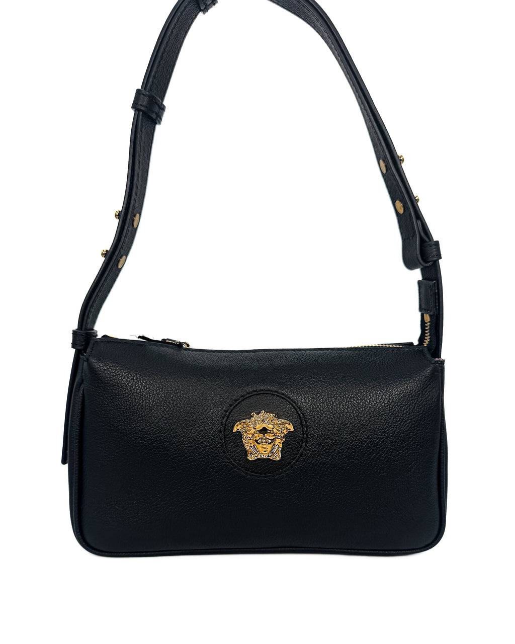 VERSACE - SHOULDER BAG VITELLO BLACK