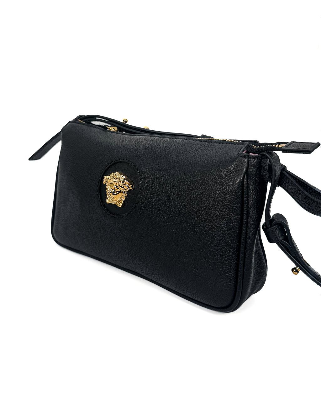 VERSACE - SHOULDER BAG VITELLO BLACK