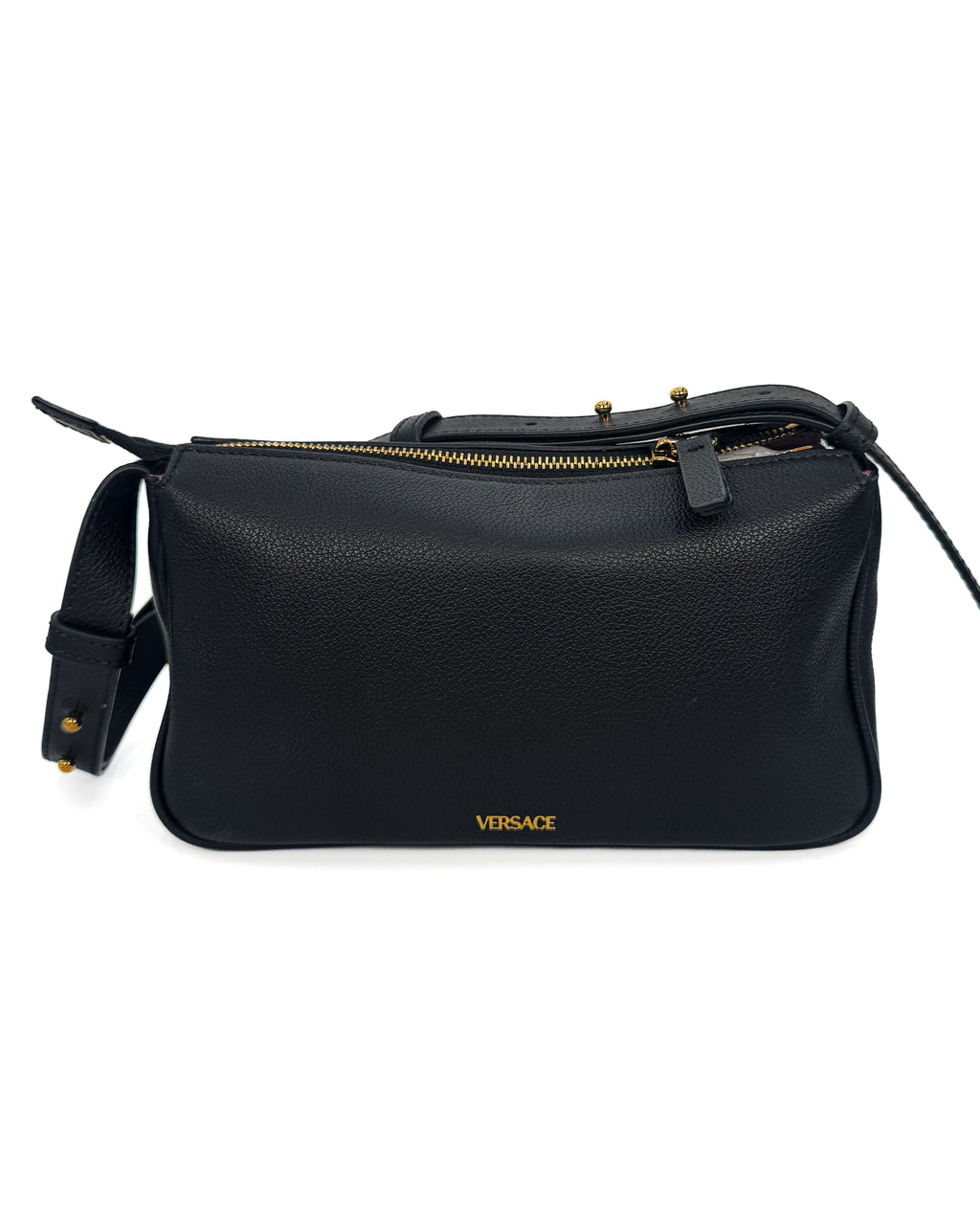 VERSACE - SHOULDER BAG VITELLO BLACK