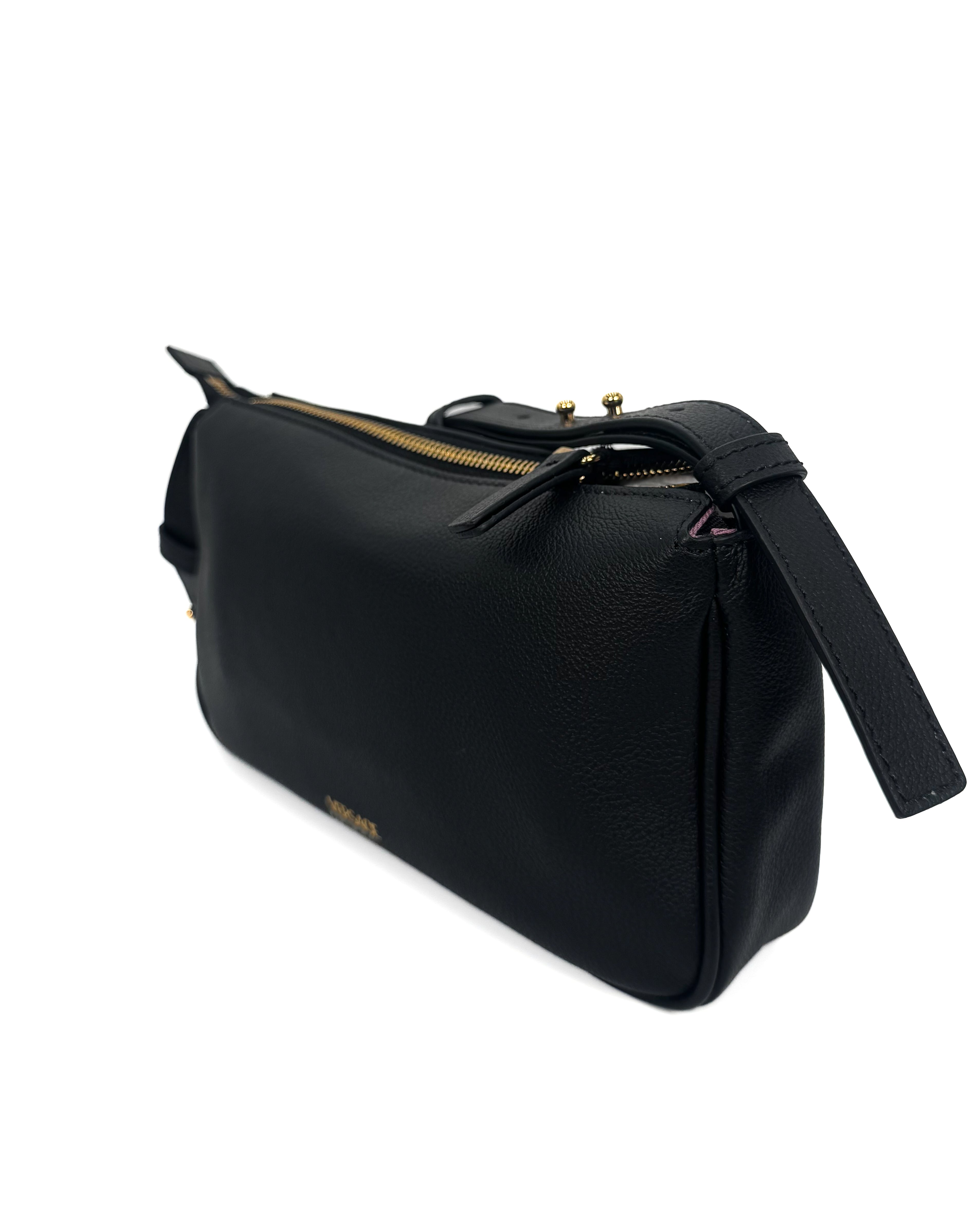 VERSACE - SHOULDER BAG VITELLO BLACK