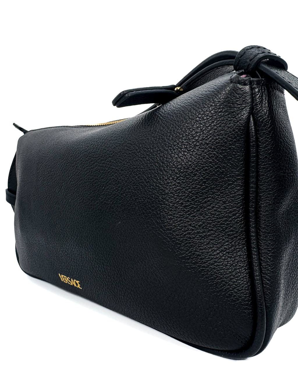 VERSACE - SHOULDER BAG VITELLO BLACK