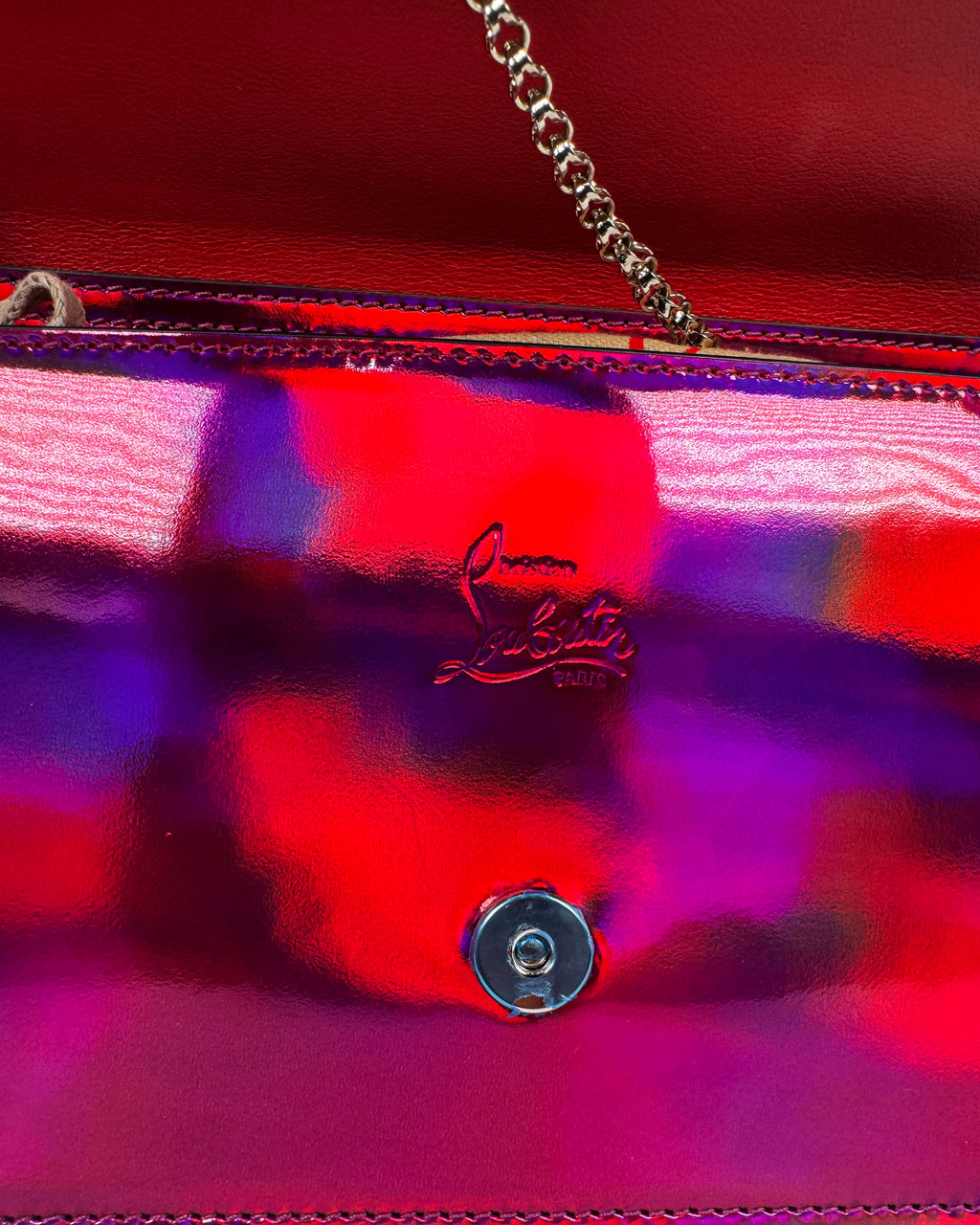 CHRISTIAN LOUBOUTIN - LOUBI 54 FUXIA/GOLD