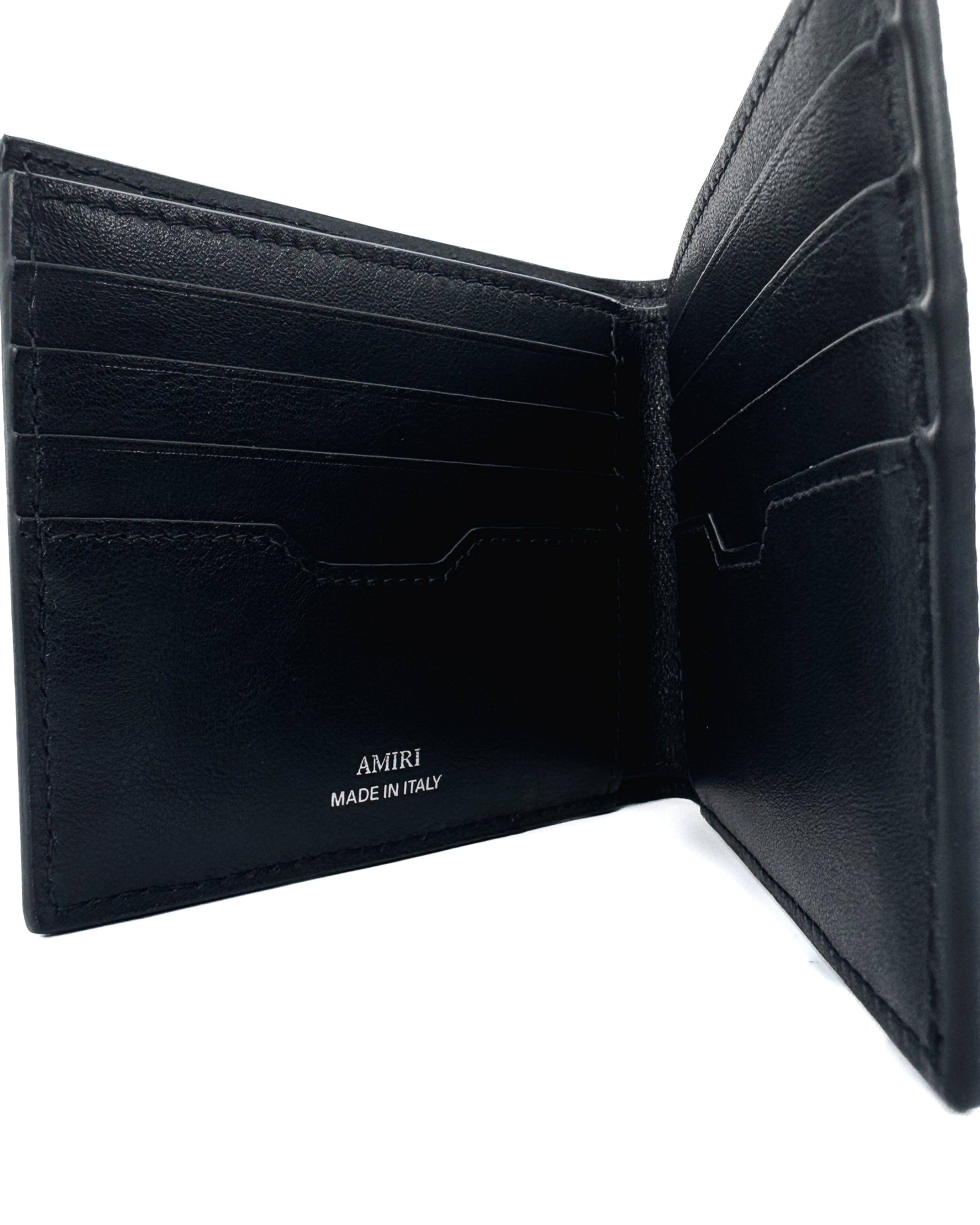AMIRI - MA QUAD BI FOLD BLACK