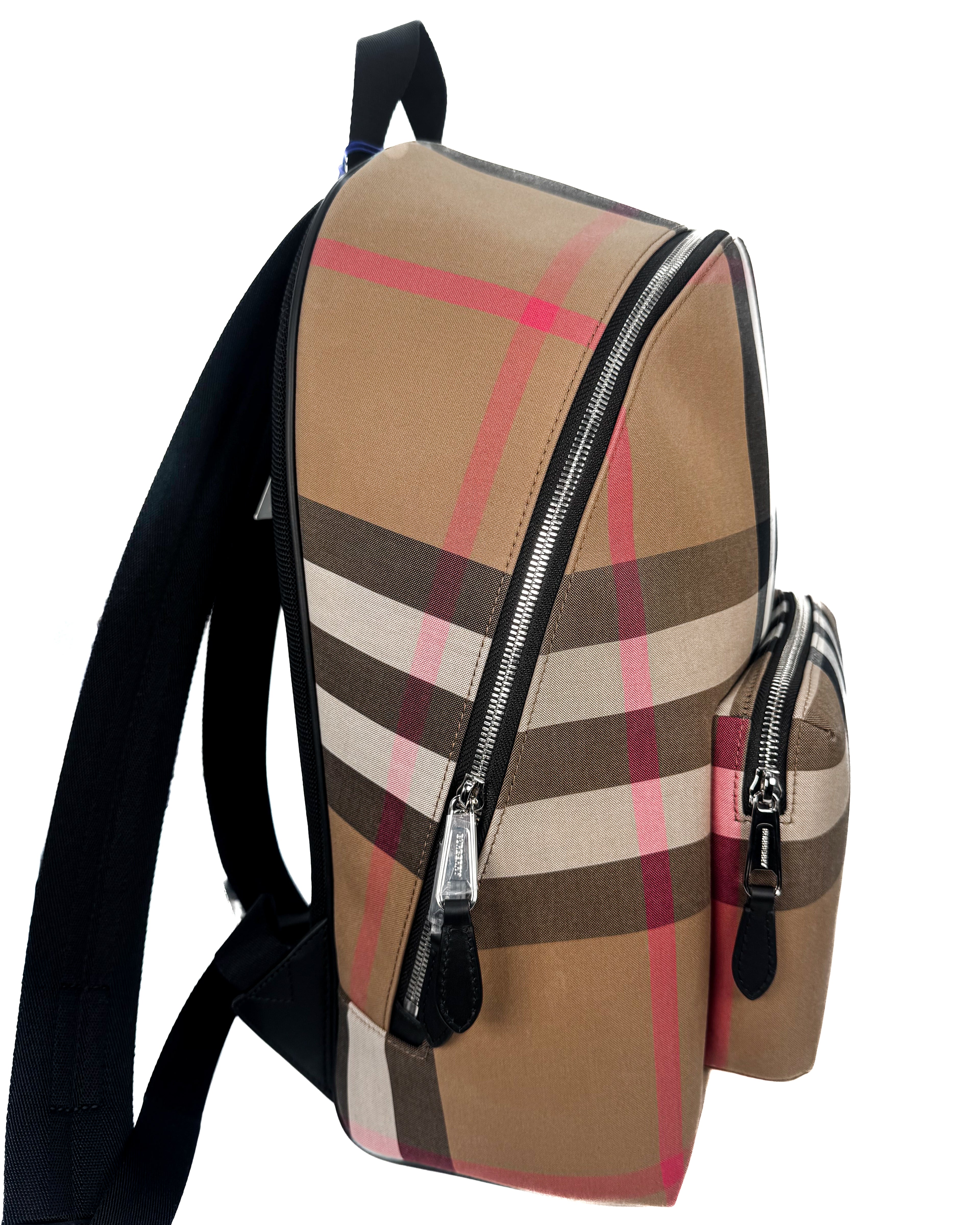 BURBERRY - ML JEFF CHK WOC TAUPE BROWN