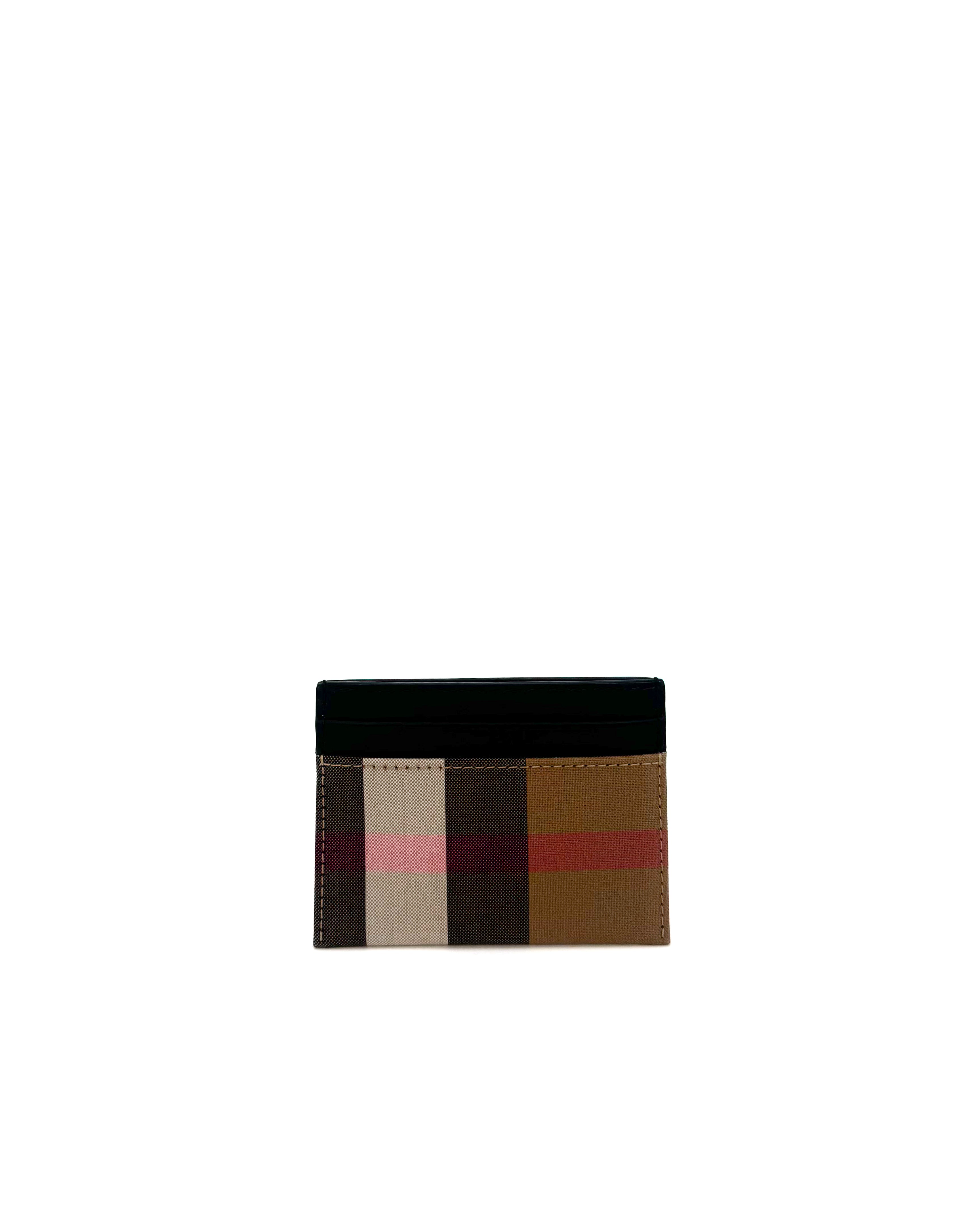 BURBERRY - MS SANDON CHECK TAUPE BROWN