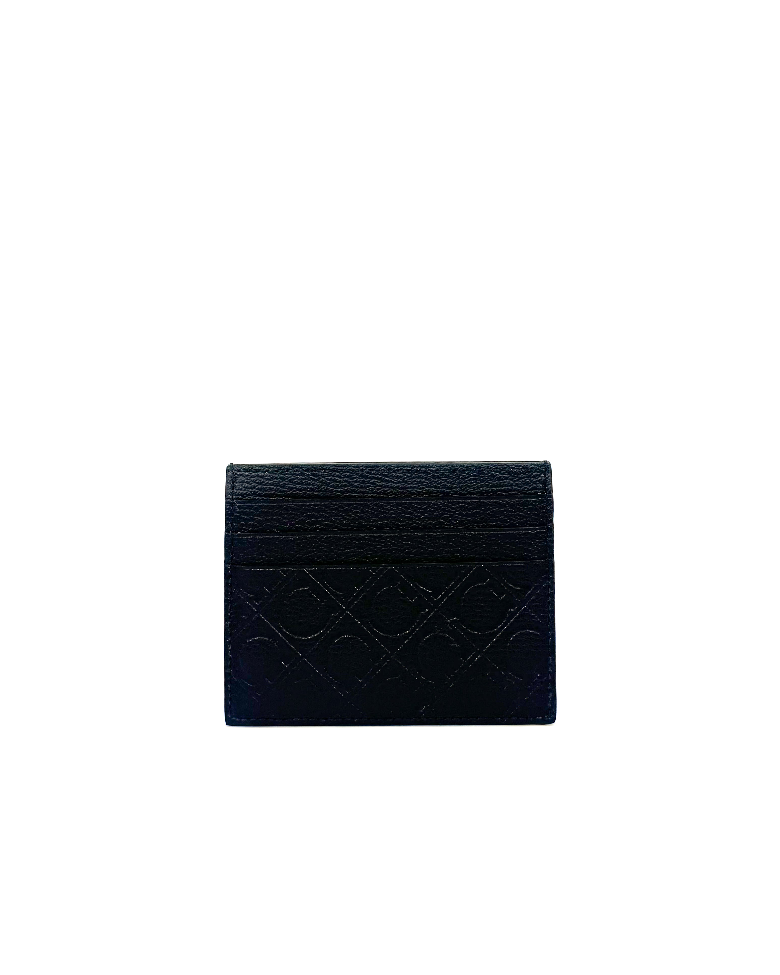 FERRAGAMO - TARJETERO GANCICI NERO