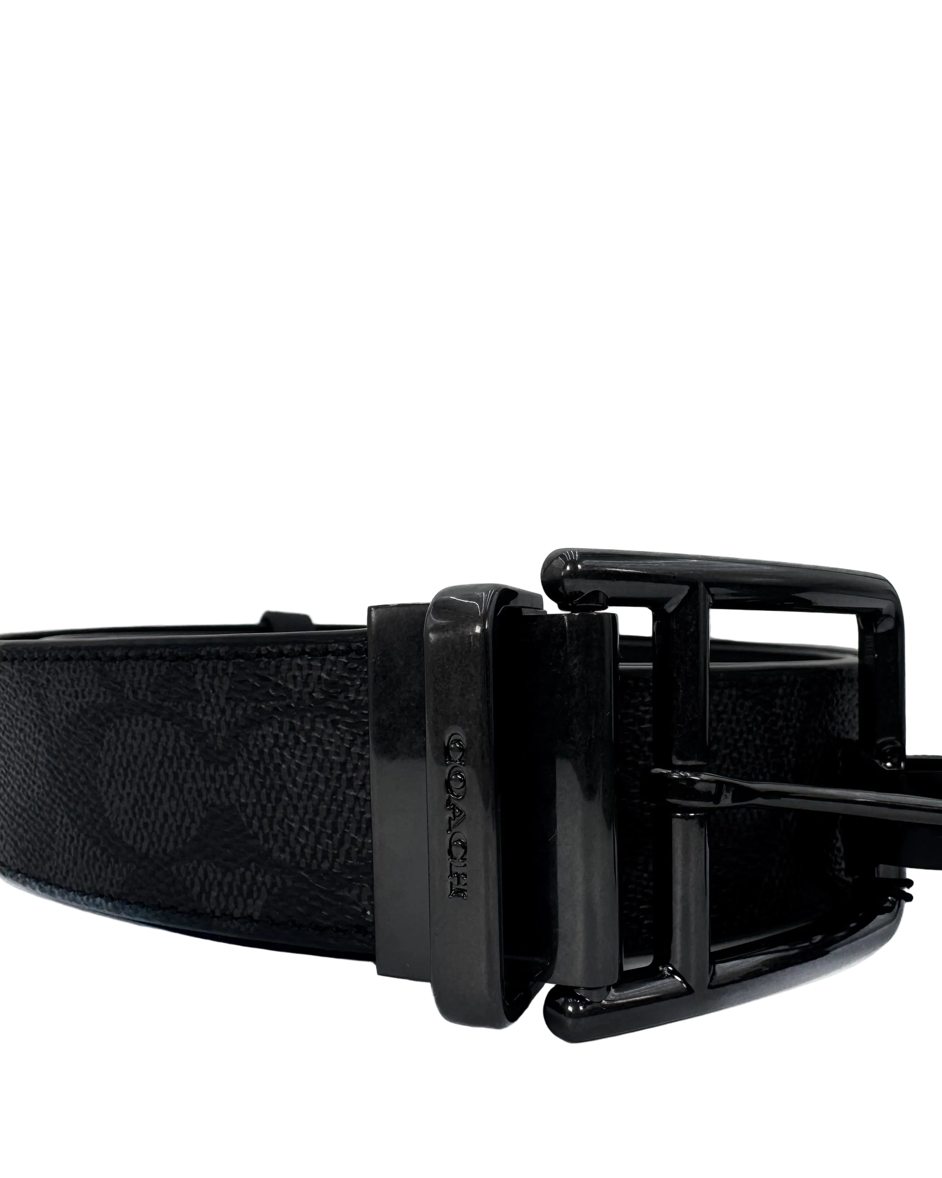 COACH - WDRN HRNS CTS BLT	BLACK