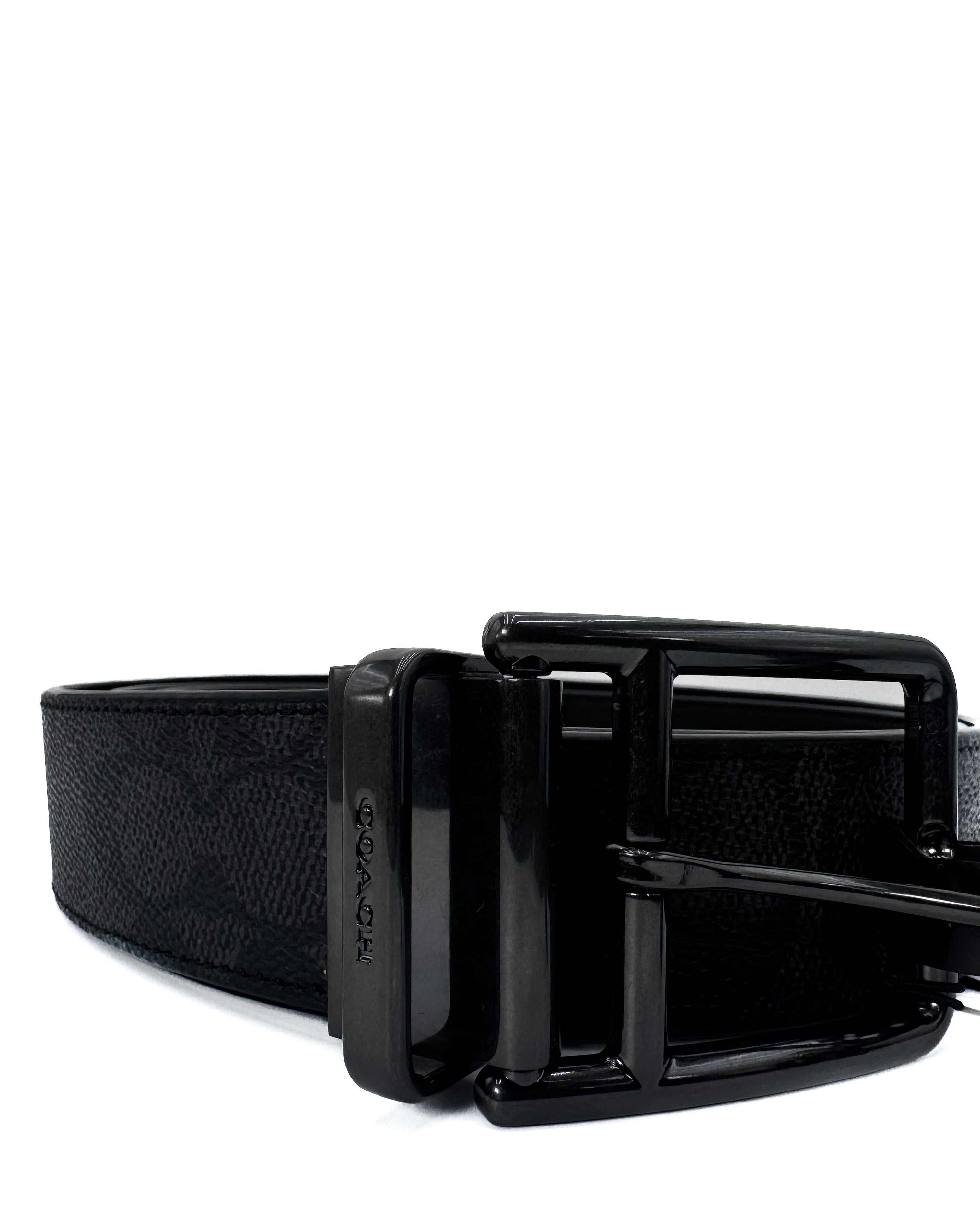 COACH - WDRN HRNS CTS BLT	BLACK