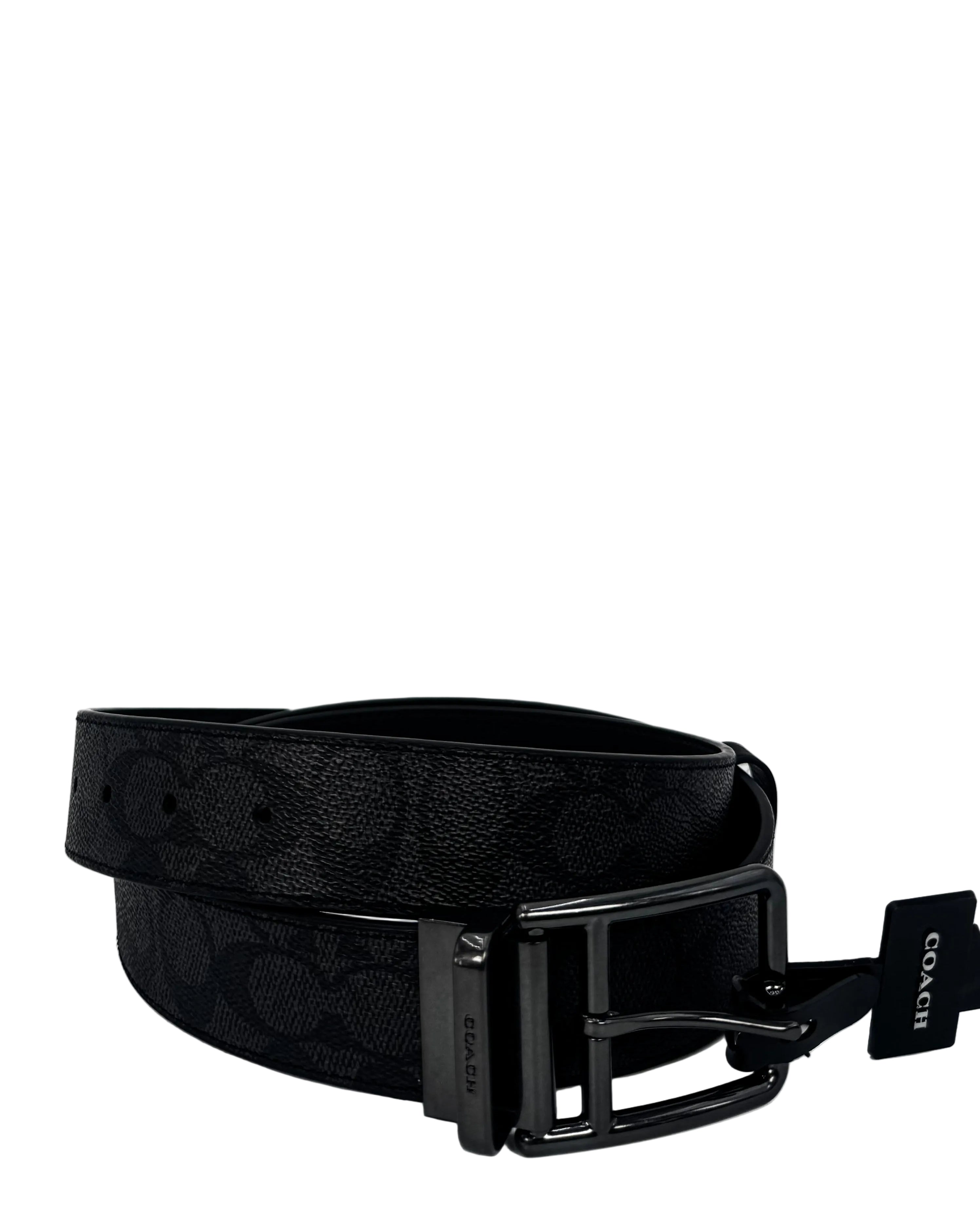 COACH - WDRN HRNS CTS BLT	BLACK