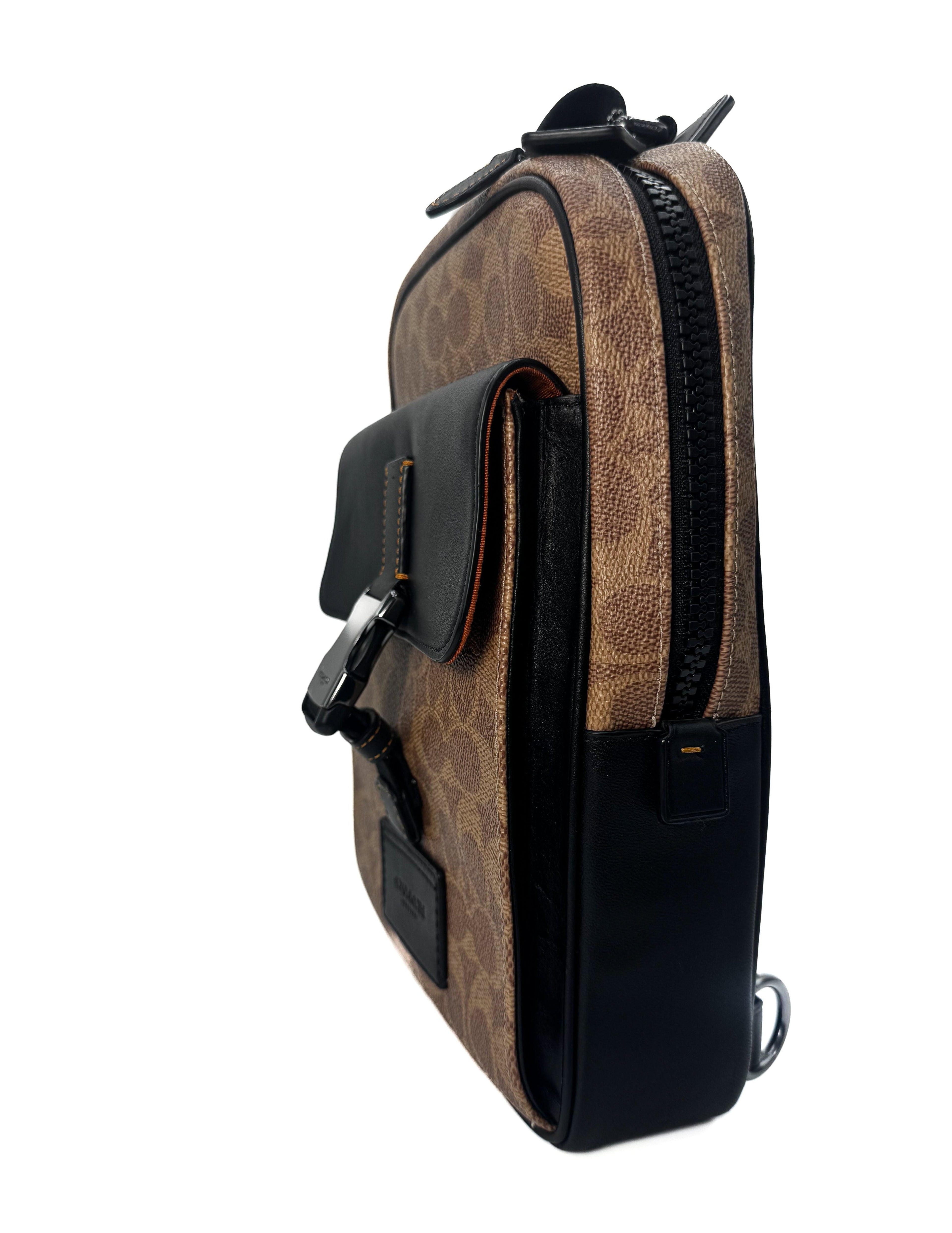 COACH - TRACK PACK SIGNATURE QB/TAN/BLACK