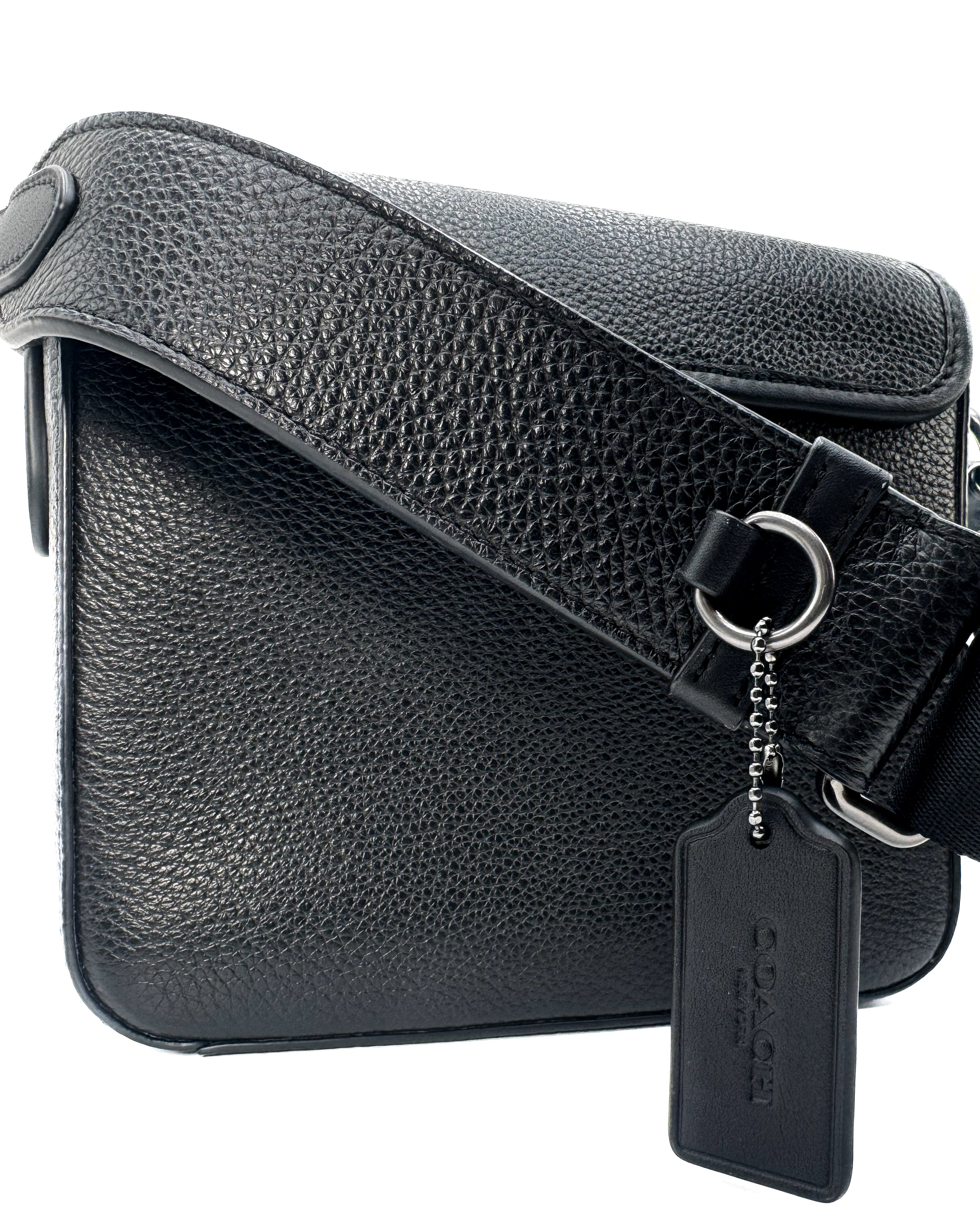 COACH - SULLVN FLP SIGNATURE BLACK