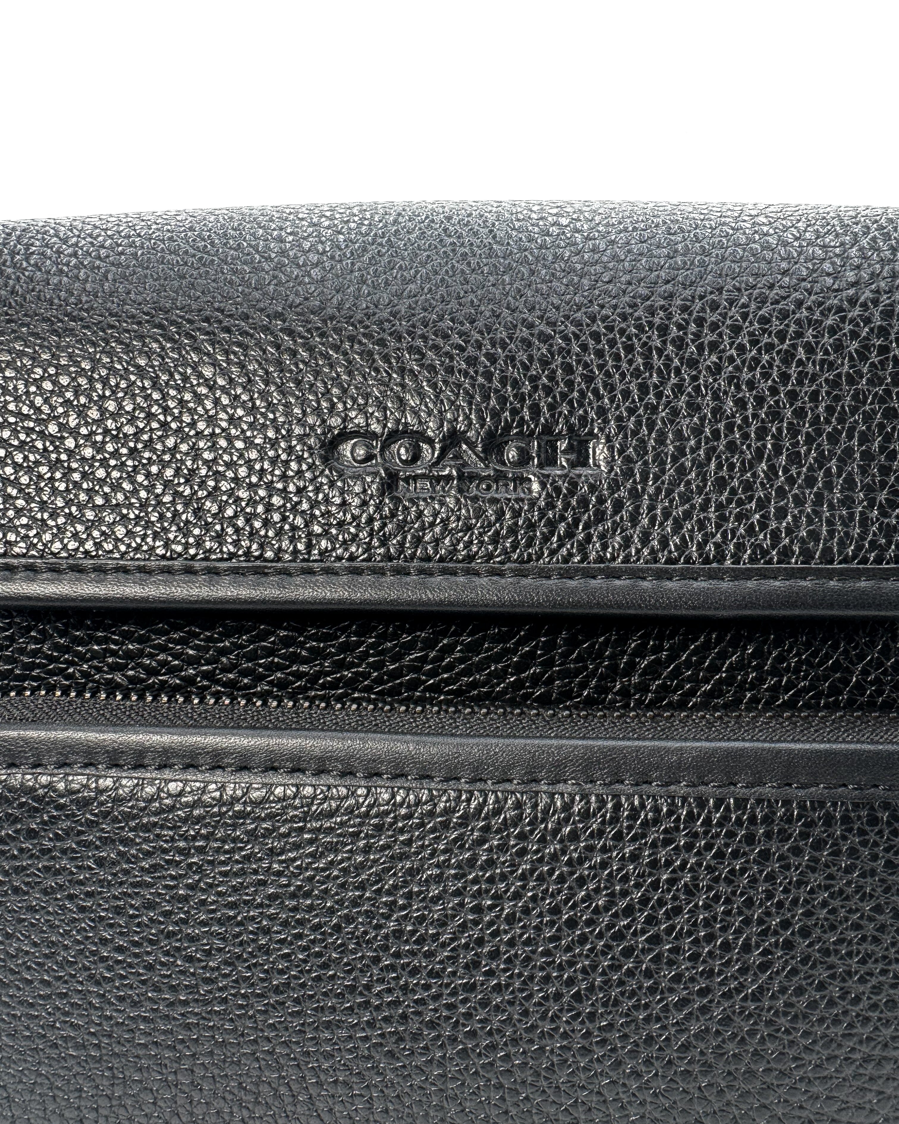 COACH - SULLVN FLP SIGNATURE BLACK